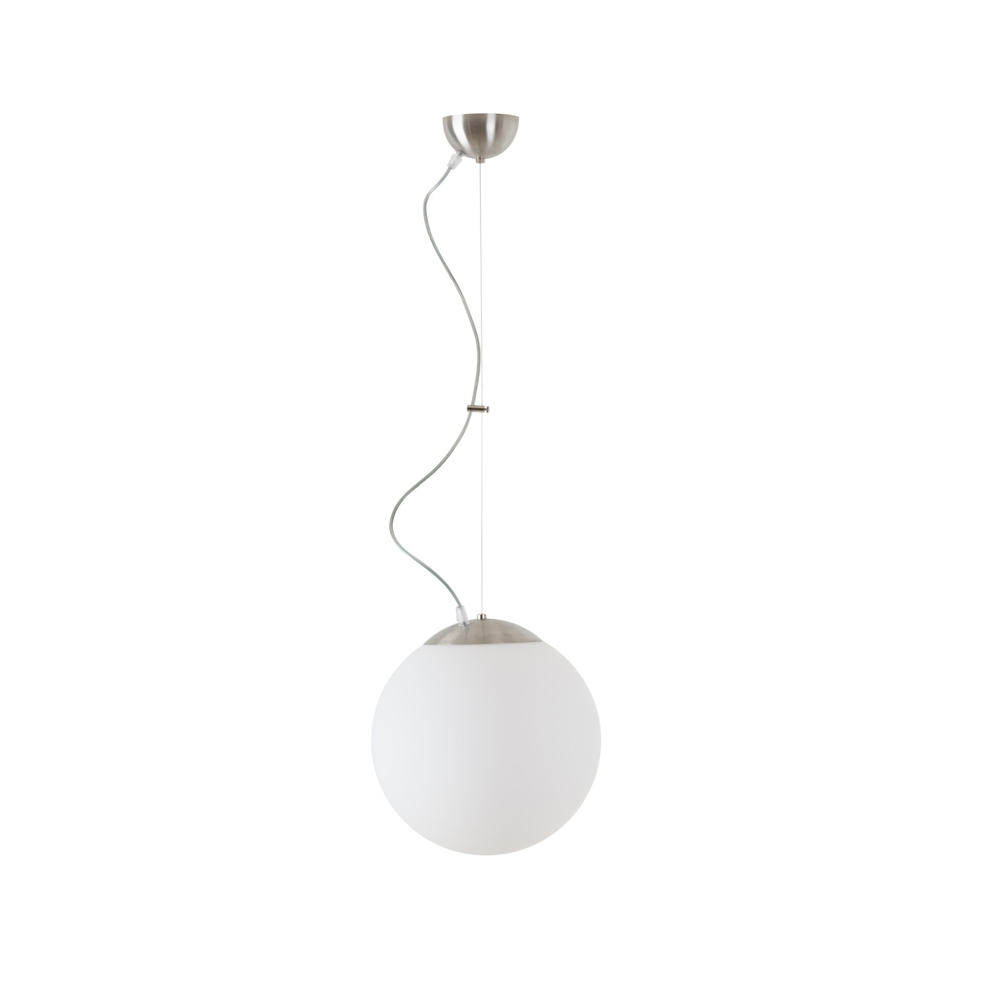 Levně OSMONT ADR60762 ADRIA L2 závěsné skleněné svítidlo nerez broušená / bílá IP40 4000 K 20W LED DALI