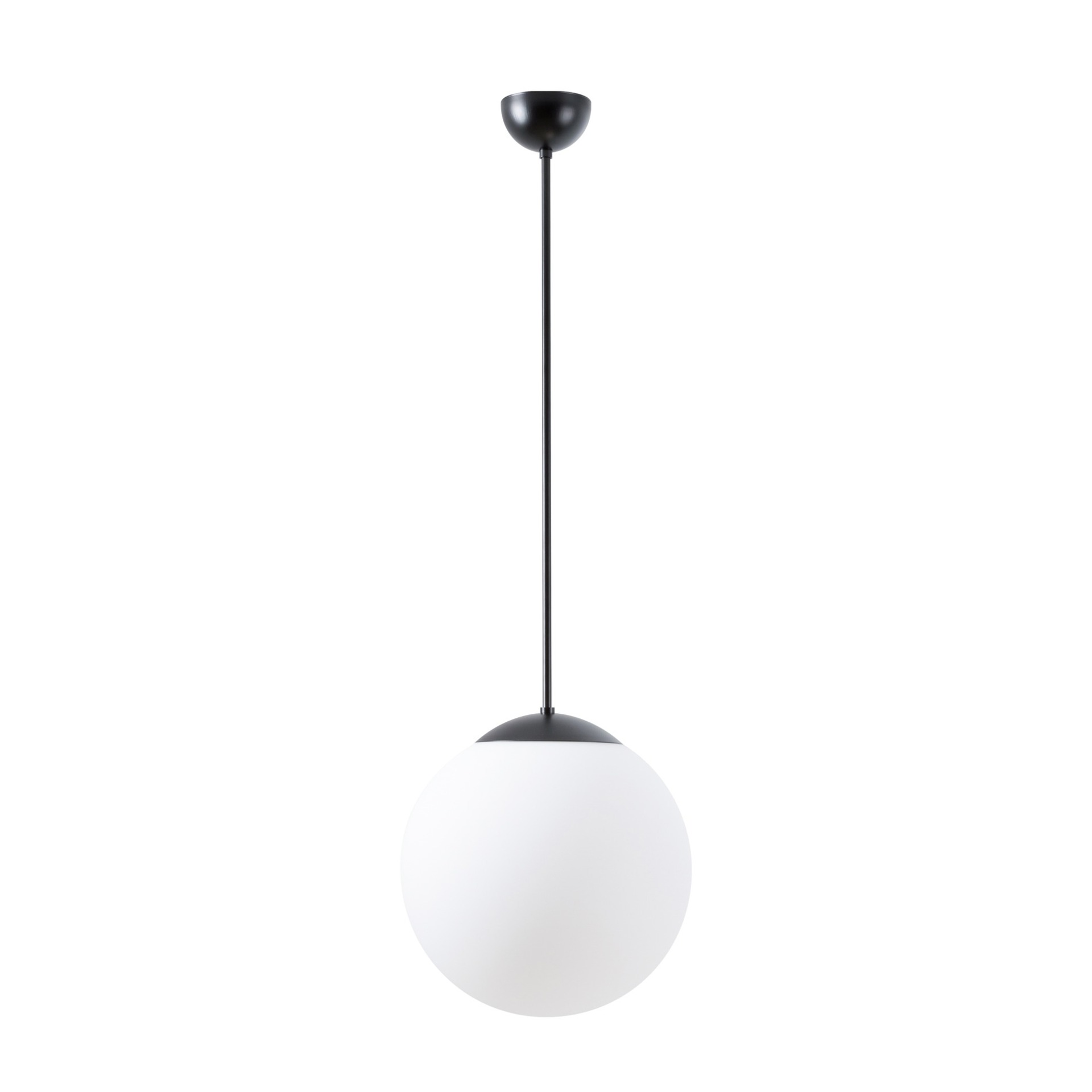 Levně OSMONT ADR61282 ADRIA P2 závěsné skleněné svítidlo černá / bílá IP40 3000 K 20W LED DALI