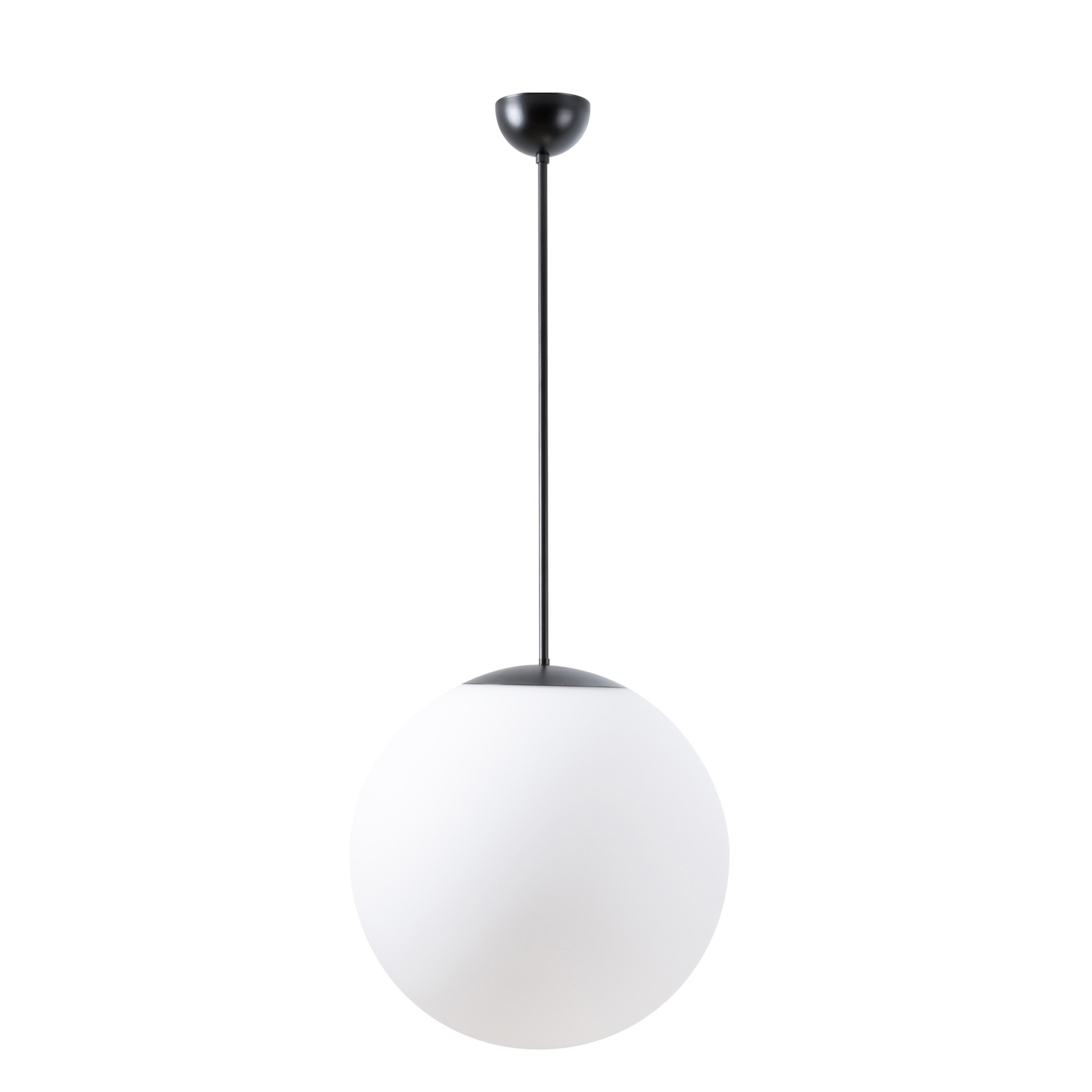Levně OSMONT ADR61294 ADRIA P3 závěsné skleněné svítidlo černá / bílá IP40 3000 K 27W LED DALI