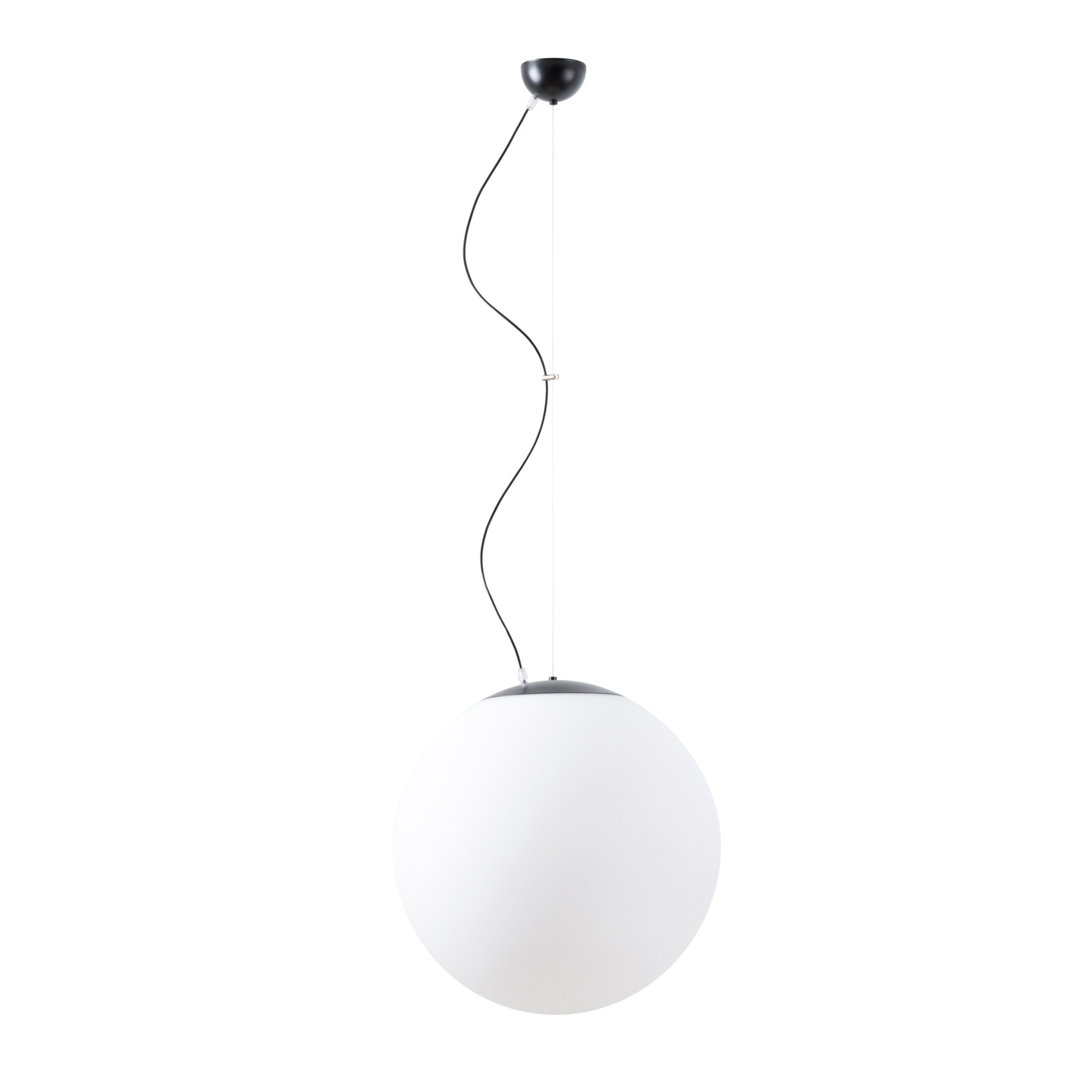 Levně OSMONT ADR61332 ADRIA L4 závěsné skleněné svítidlo černá / bílá IP40 3000 K 41W LED DALI