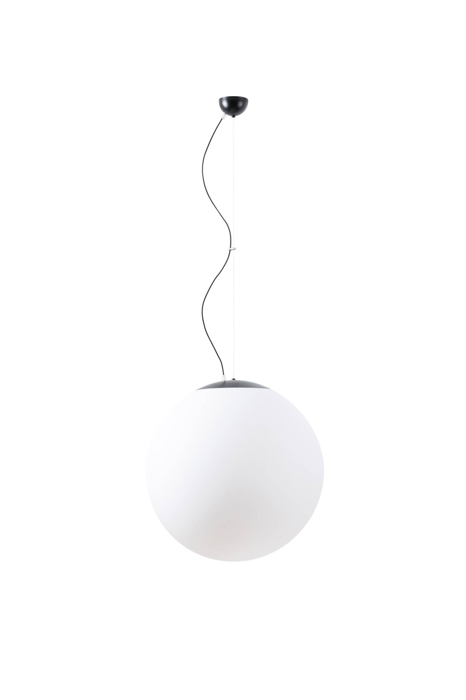 Levně OSMONT ADR61338 ADRIA L5 závěsné skleněné svítidlo černá / bílá IP40 3000 K 48W LED DALI