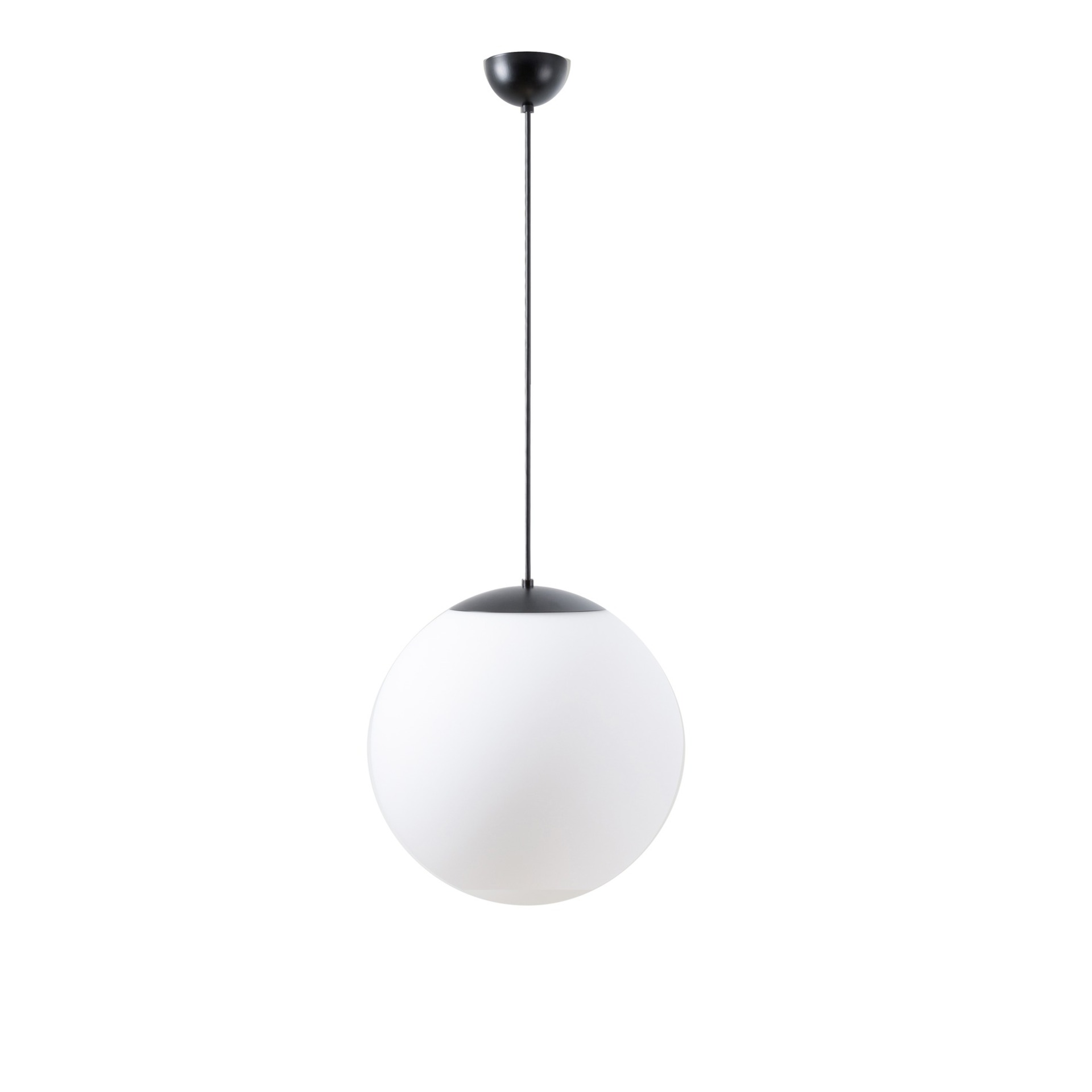 Levně OSMONT ADR61344 ADRIA S3 závěsné skleněné svítidlo černá / bílá IP40 3000 K 27W LED DALI