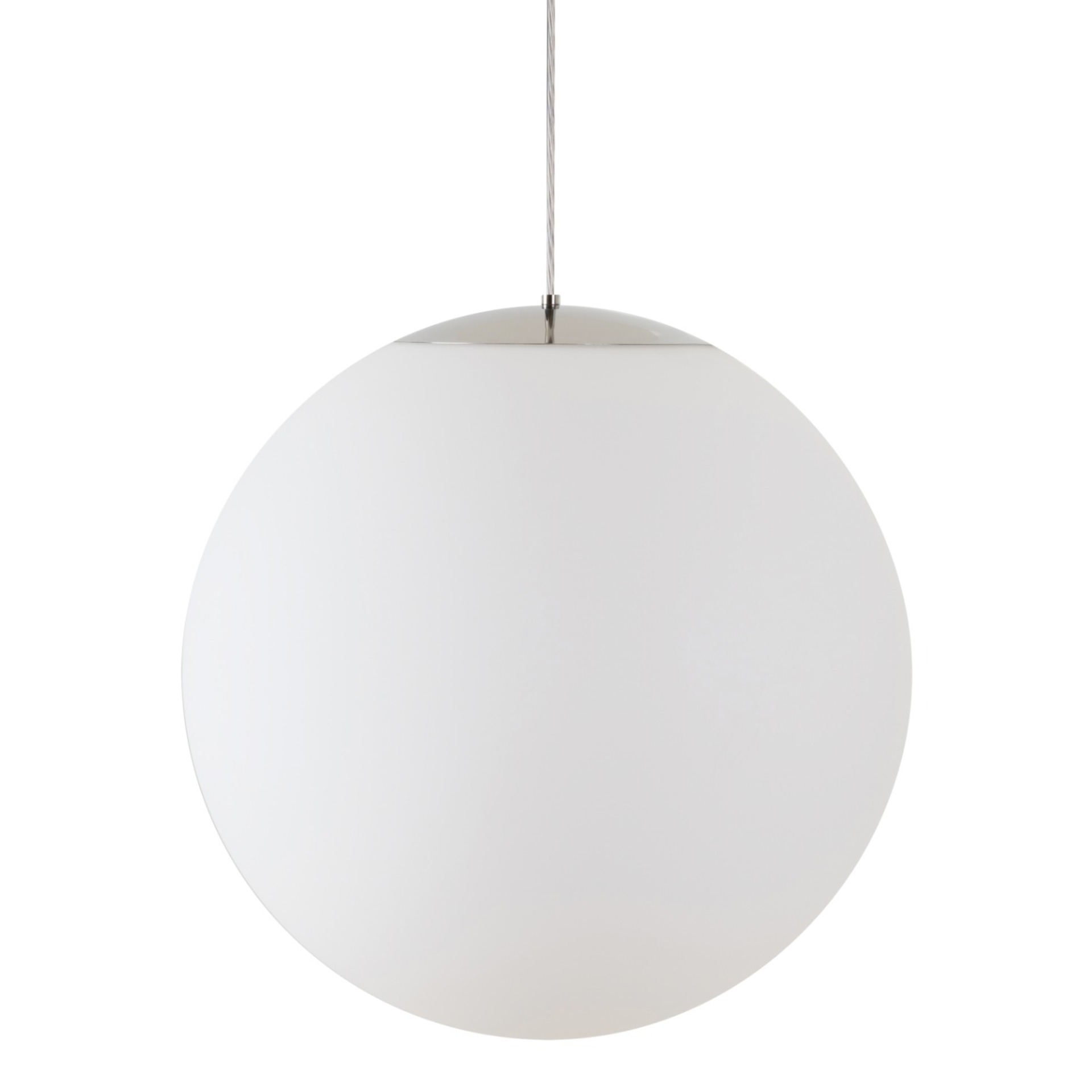 Levně OSMONT ADR62237 ADRIA S5 HP závěsné skleněné svítidlo nerez leštěná / bílá IP40 3000 K 65W LED DALI
