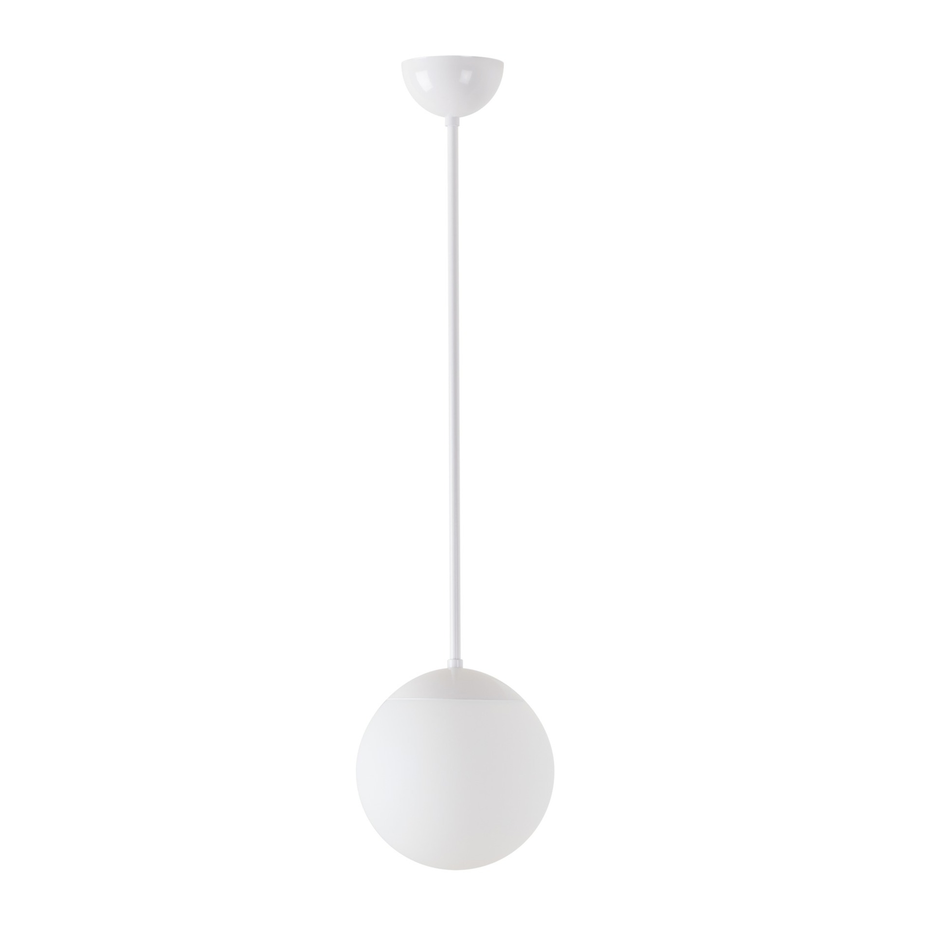 Levně OSMONT ADR70940 ADRIA P1 závěsné skleněné svítidlo bílá IP40 4000 K 9W LED DALI