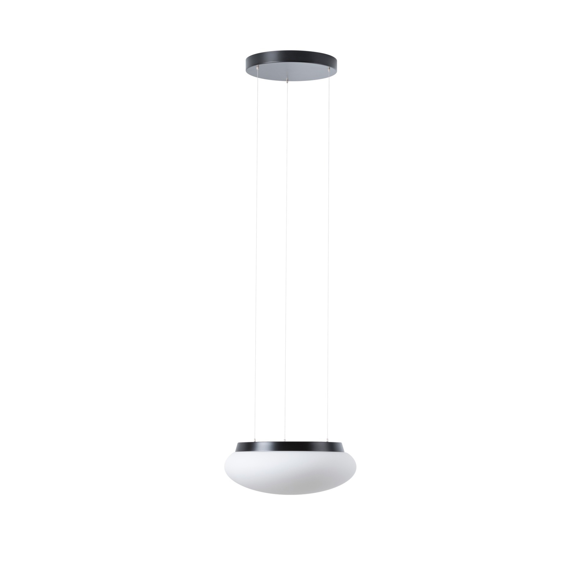 Levně OSMONT ARA70930 ARAKIS LE2 závěsné skleněné svítidlo černá / bílá IP40 4000 K 14W LED DALI