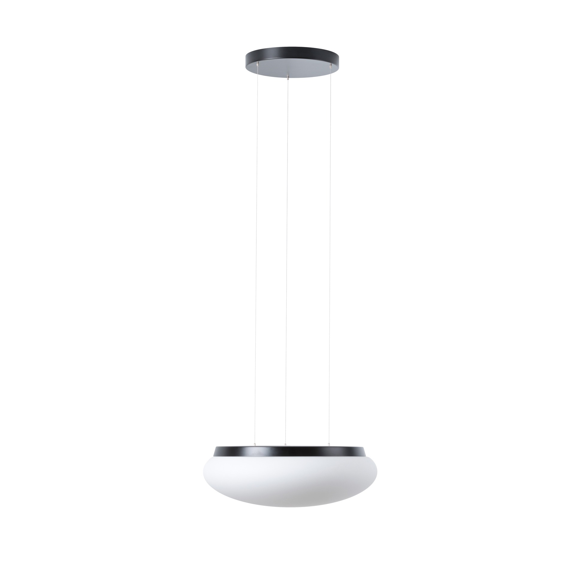 Levně OSMONT ARA71380 ARAKIS LE3 závěsné skleněné svítidlo černá / bílá IP40 3000/4000 K 27W LED DALI