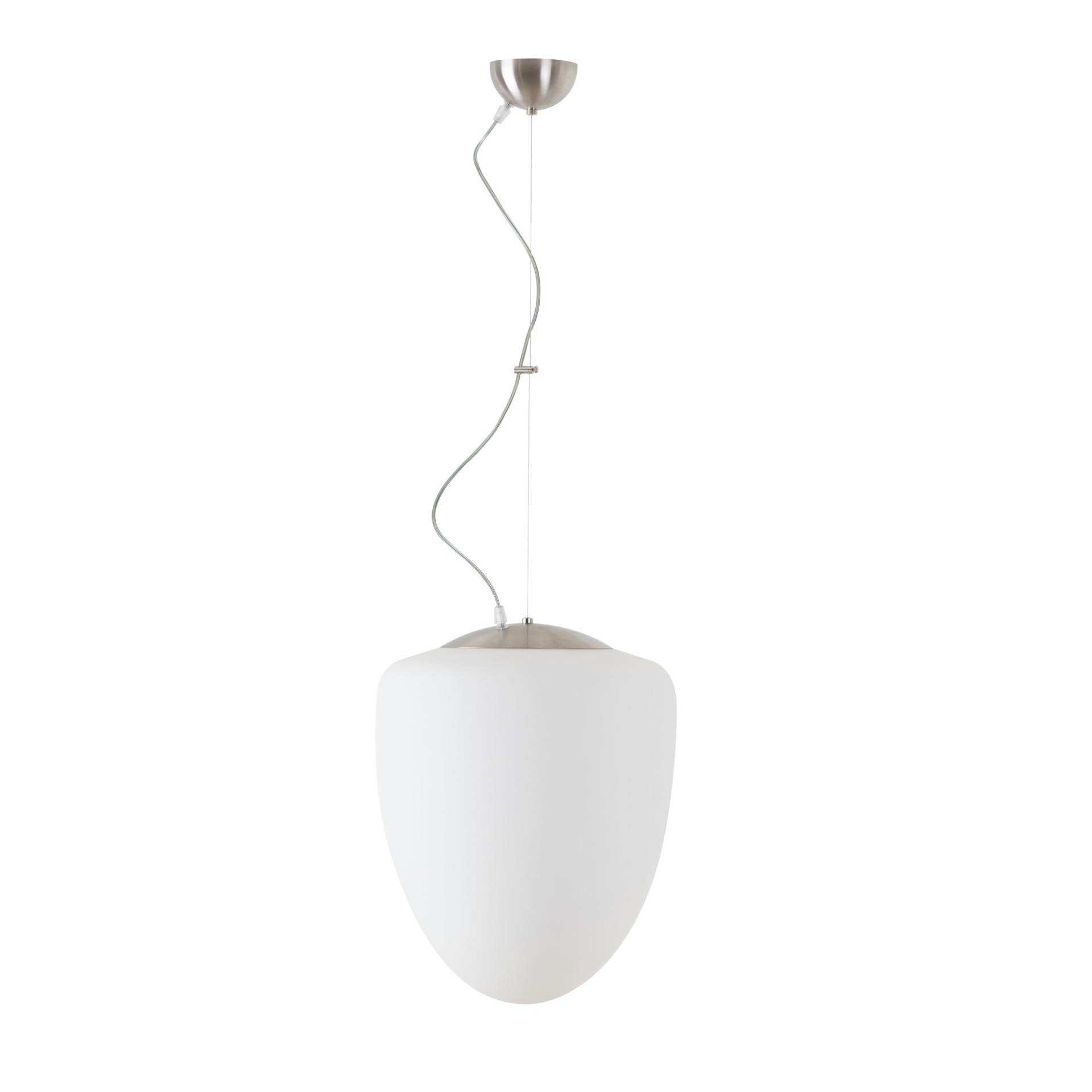 Levně OSMONT AST60934 ASTRA L závěsné skleněné svítidlo nerez broušená / bílá IP40 4000 K 27W LED DALI