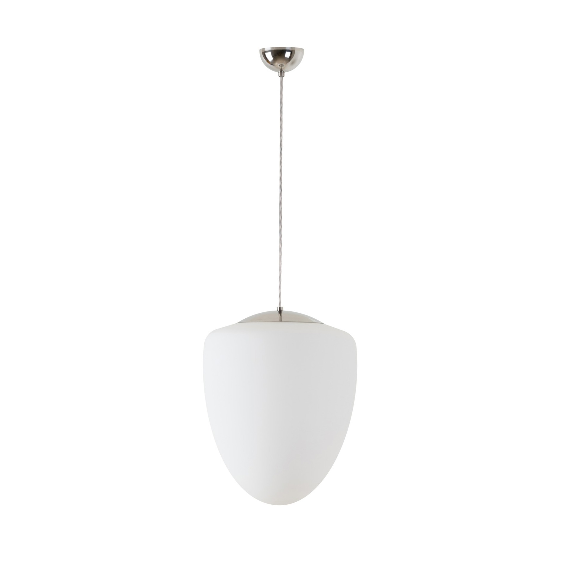 Levně OSMONT AST60941 ASTRA S závěsné skleněné svítidlo nerez leštěná / bílá IP40 4000 K 27W LED DALI