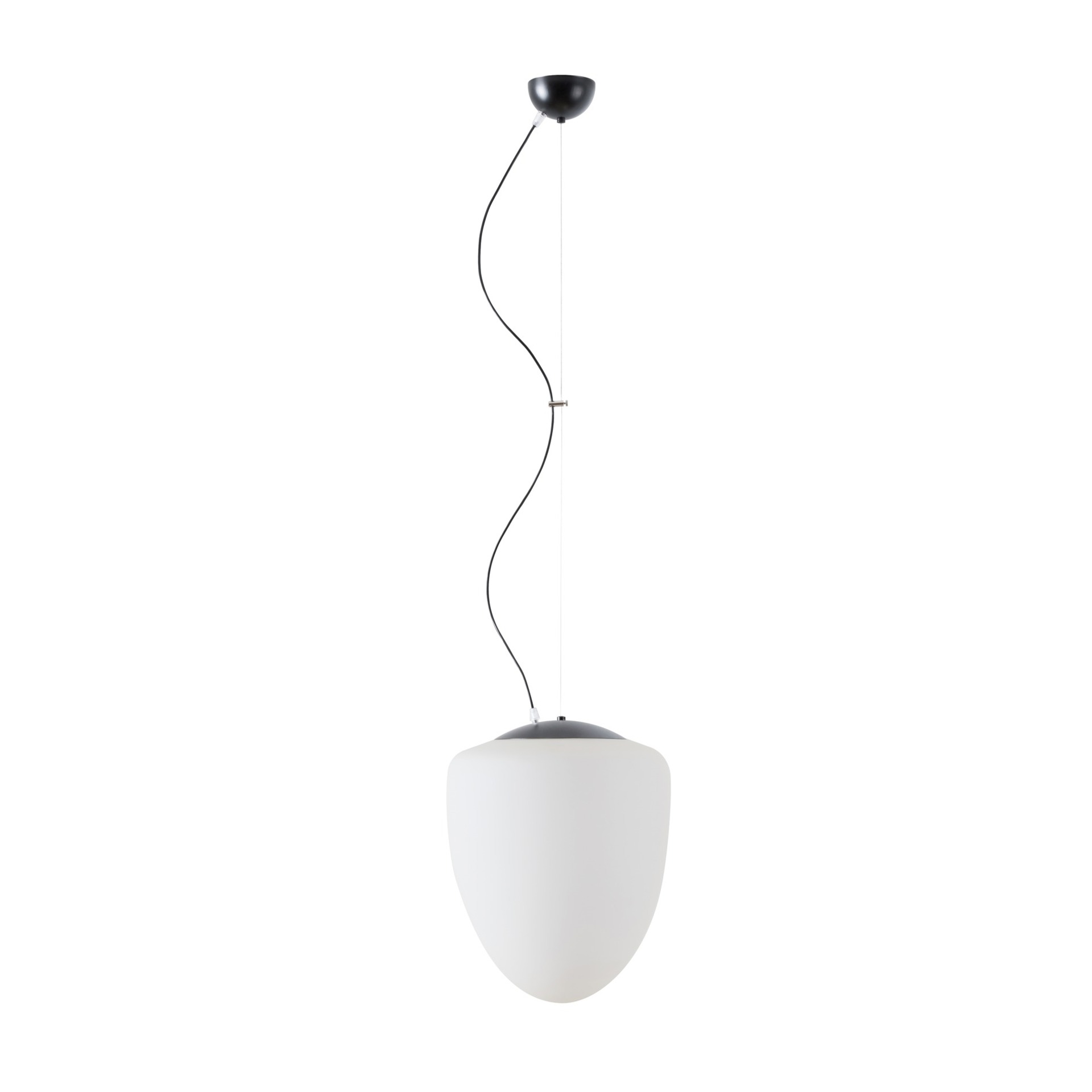 Levně OSMONT AST61872 ASTRA L závěsné skleněné svítidlo černá / bílá IP40 4000 K 27W LED DALI