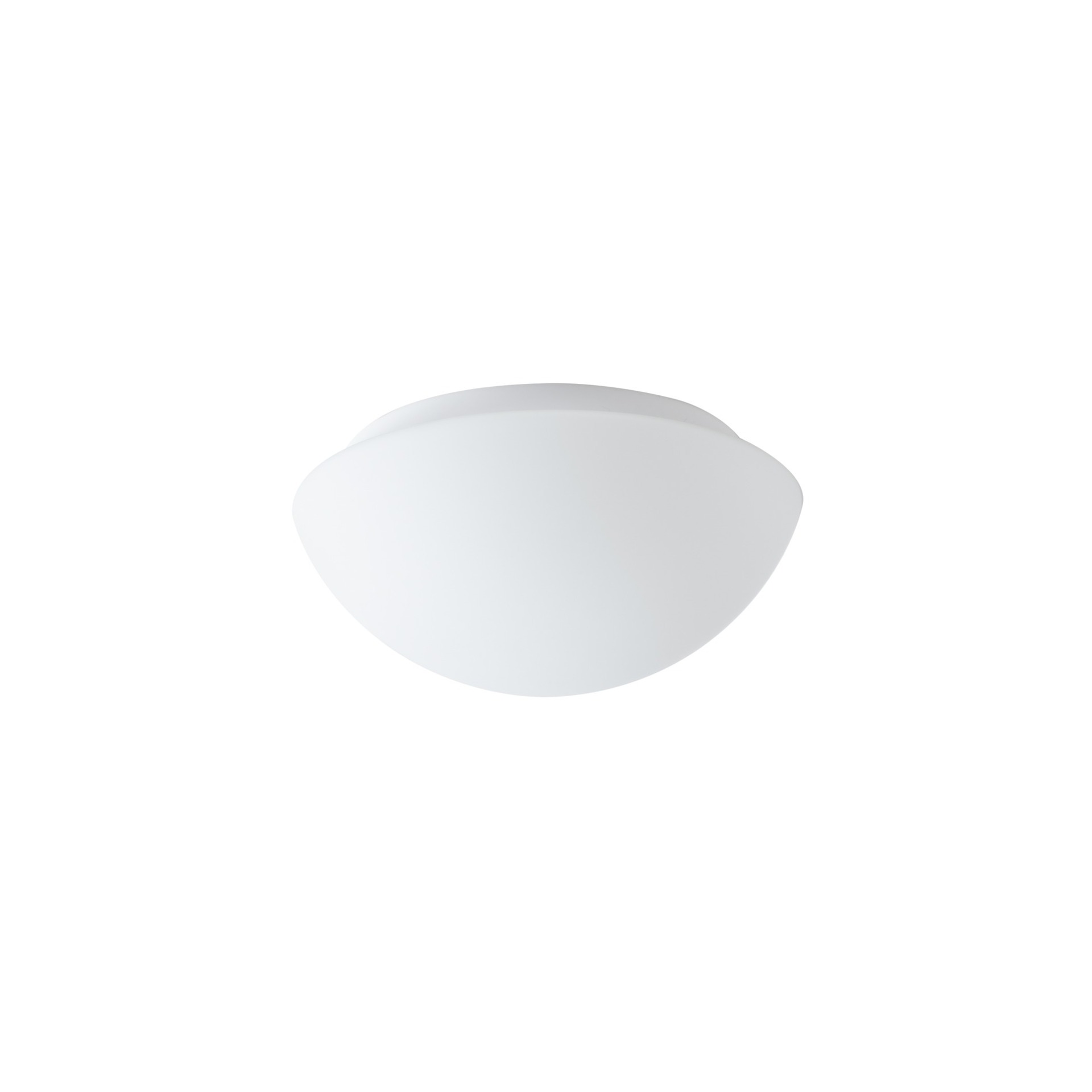 Levně OSMONT AUR51221 AURA 1 stropní/nástěnné skleněné svítidlo bílá IP43 3000 K 8W LED