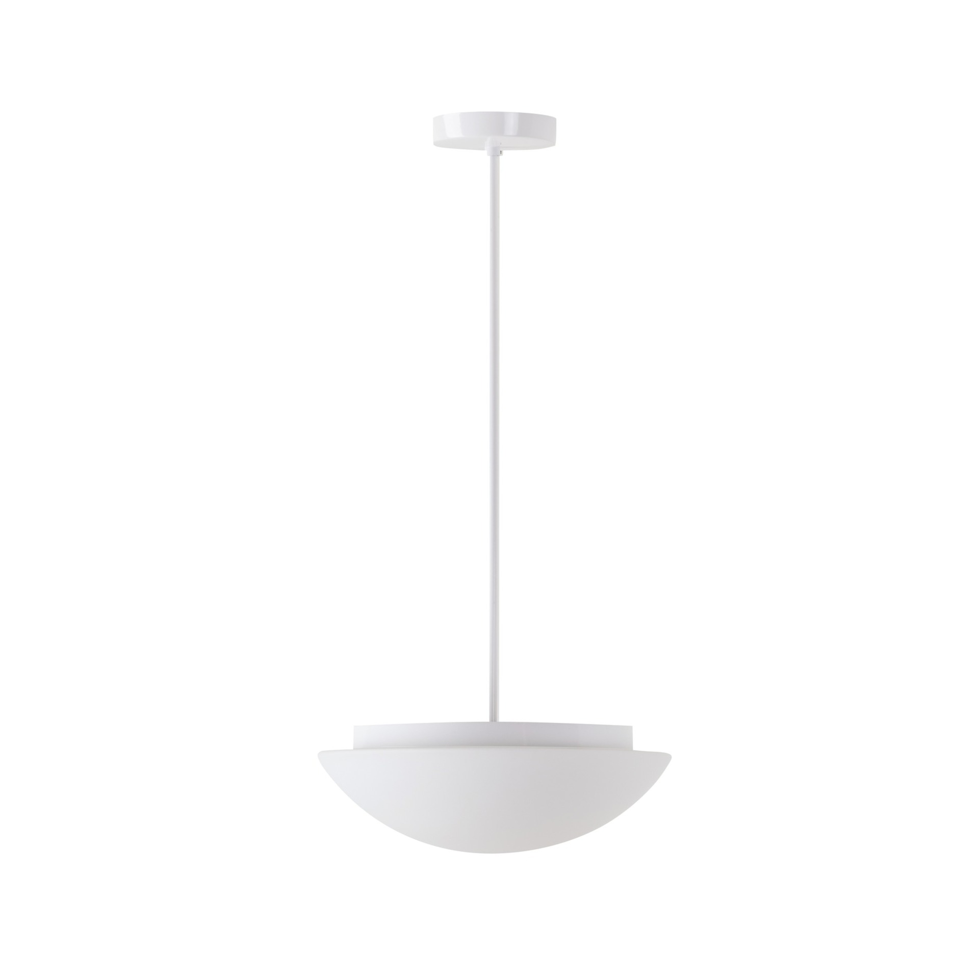 Levně OSMONT AUR54001 AURA P3 závěsné skleněné svítidlo bílá IP40 2x75W E27