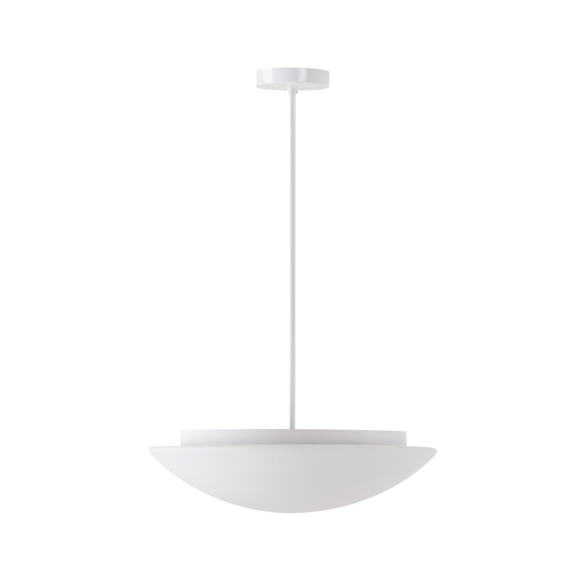 Levně OSMONT AUR54024 AURA P5 závěsné skleněné svítidlo bílá IP40 3x60W E27