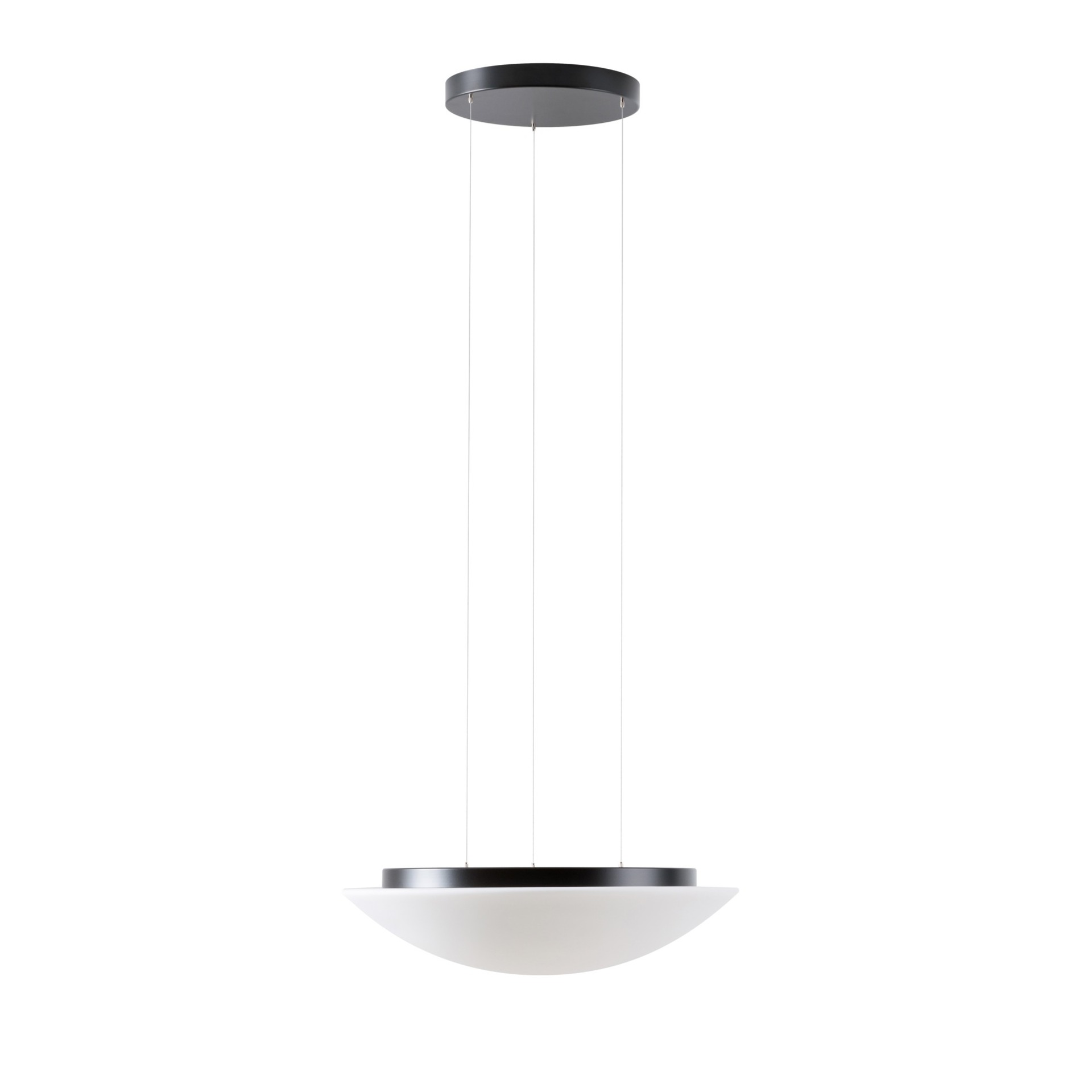 Levně OSMONT AUR67440 AURA LE5 závěsné skleněné svítidlo černá / bílá IP40 3000 K 33W LED DALI