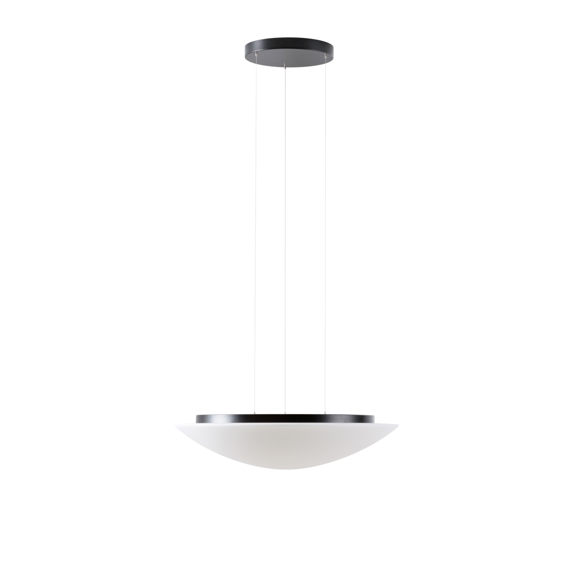 Levně OSMONT AUR67946 AURA LE9 závěsné skleněné svítidlo černá / bílá IP40 4000 K 35W LED DALI