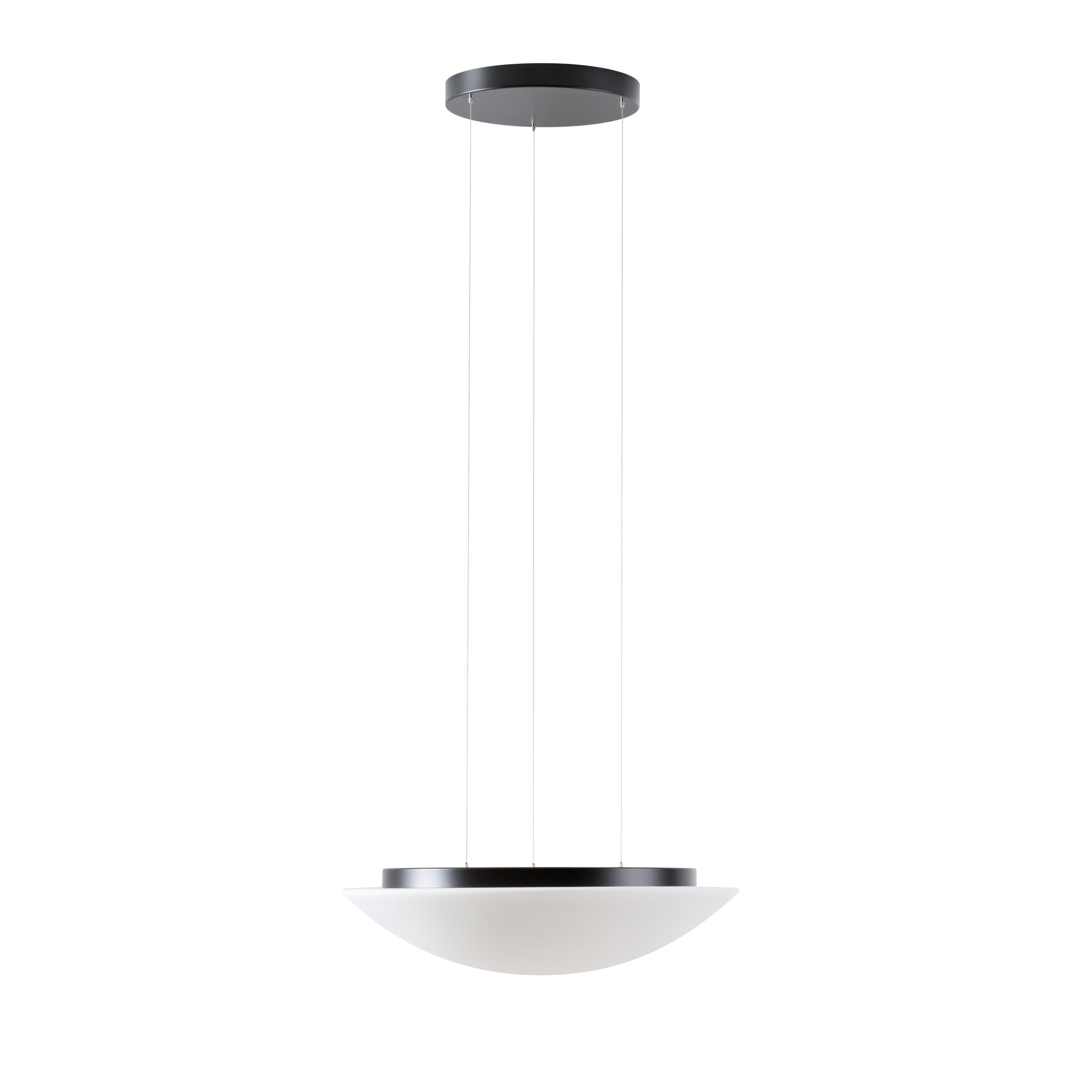 Levně OSMONT AUR71390 AURA LE5 závěsné skleněné svítidlo černá / bílá IP40 3000/4000 K 33W LED DALI