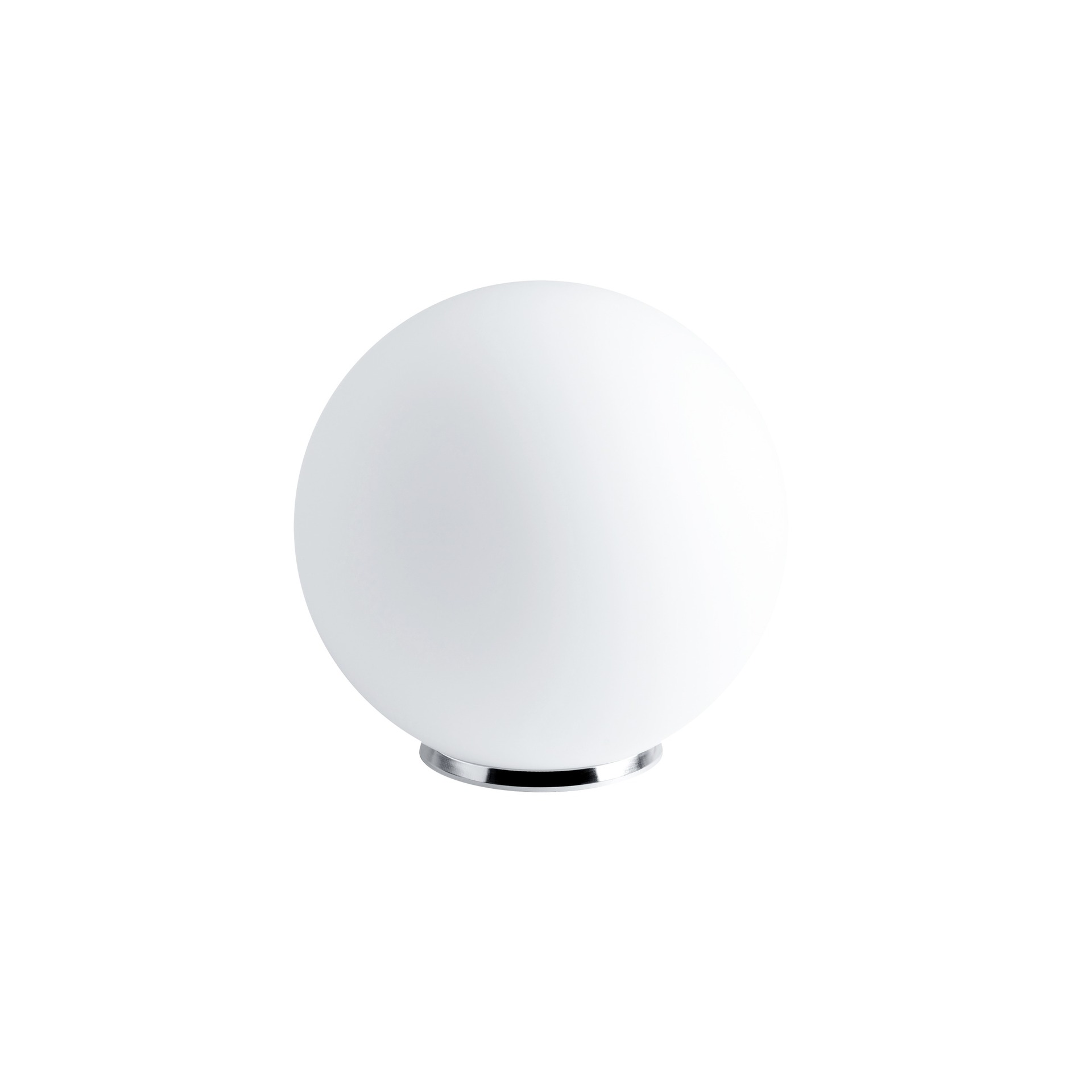 Levně OSMONT BIA50540 BIANCA 3 stolní skleněná lampa chrom / bílá IP40 60W E27