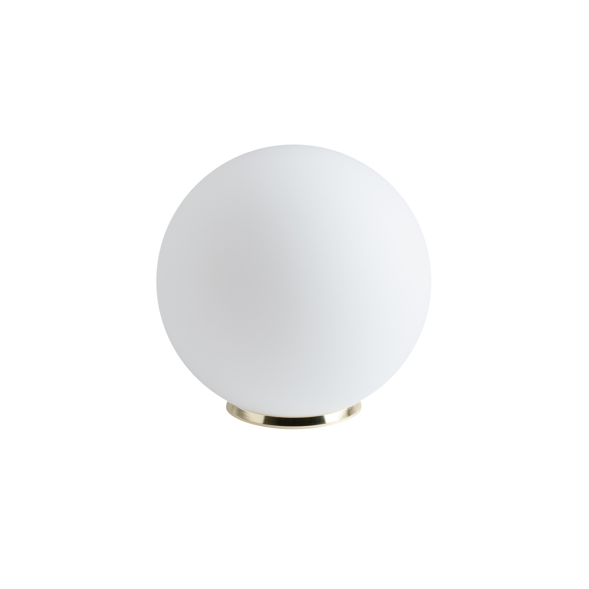 Levně OSMONT BIA50541 BIANCA 3 stolní skleněná lampa mosaz leštěná / bílá IP40 60W E27