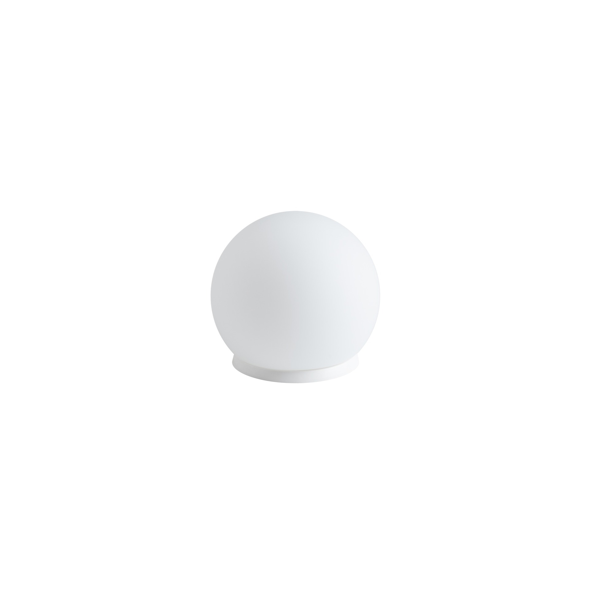 Levně OSMONT BIA58003 BIANCA 1 stolní skleněná lampa bílá IP40 25W E27