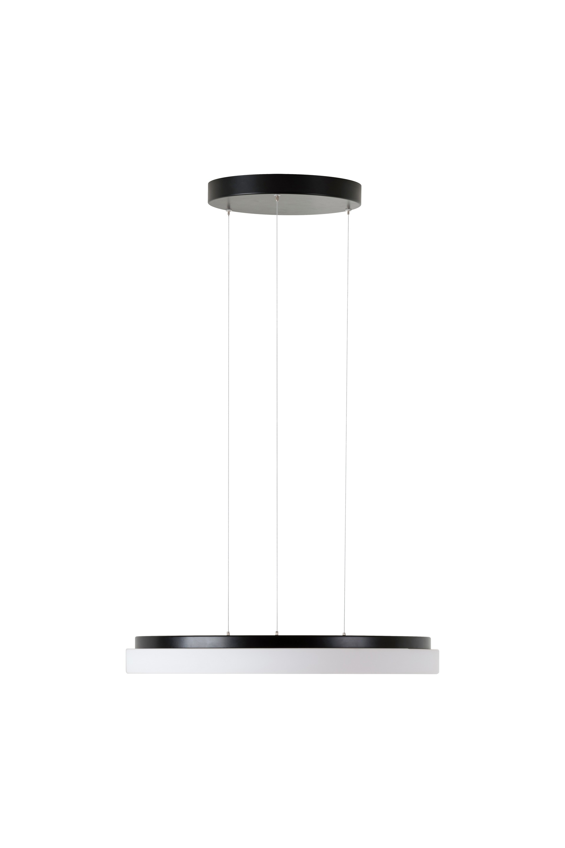 Levně OSMONT CAR66883 CARINA LE2 závěsné skleněné svítidlo černá / bílá IP40 4000 K 46W LED DALI