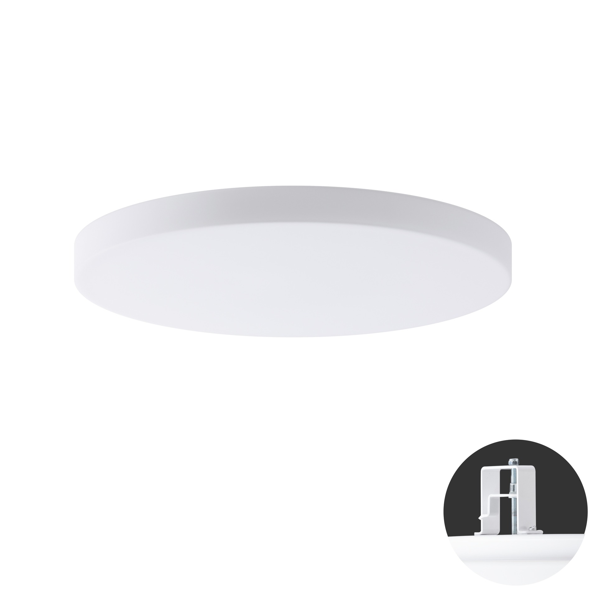 Levně OSMONT CAR67671 CARINA V2 stropní/nástěnné skleněné polovestavné svítidlo bílá IP44 4000 K 33W LED DALI