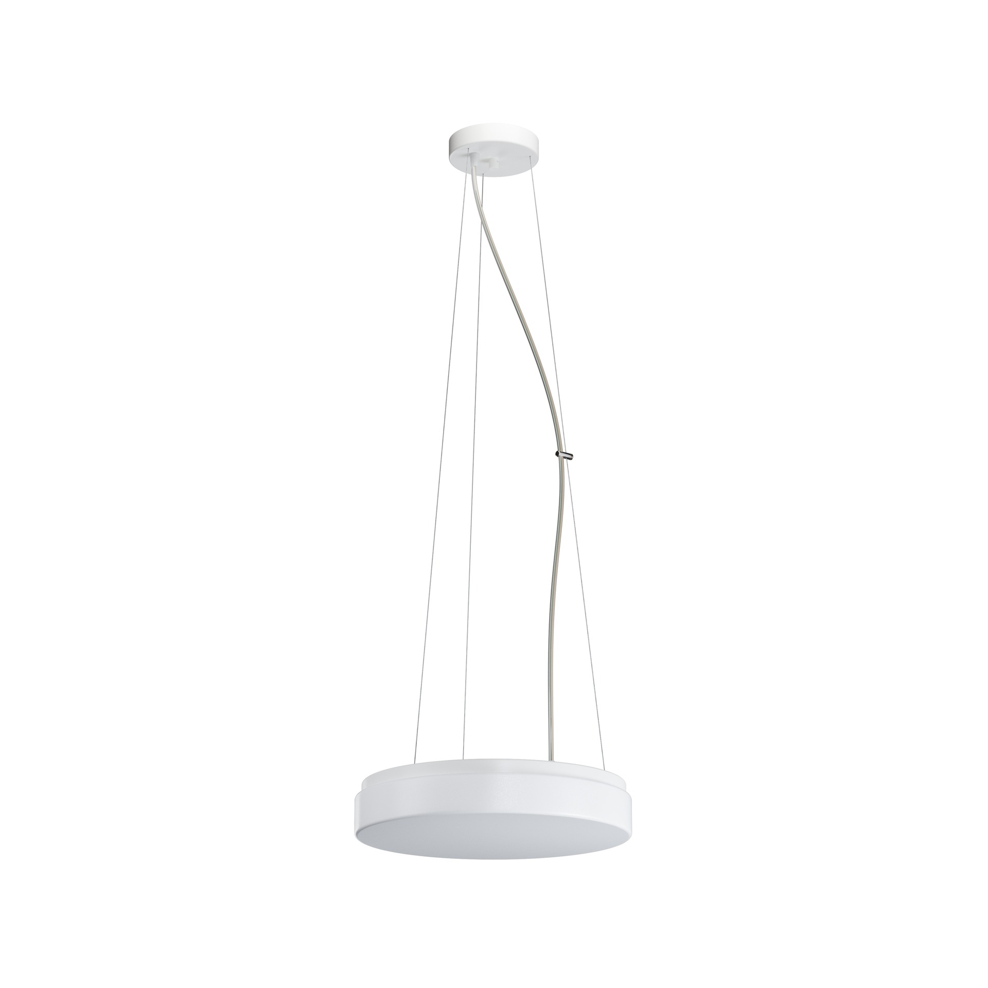 Levně OSMONT DEL48883 DELIA L2 závěsné plastové svítidlo bílá IP40 4000 K 34W LED DALI