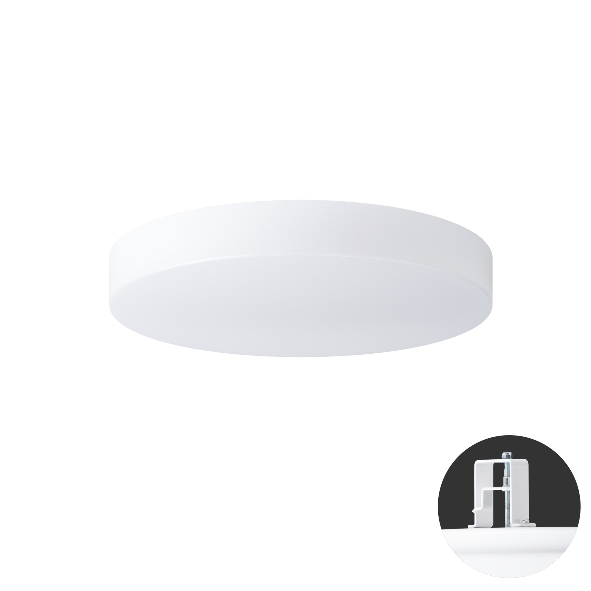 Levně OSMONT DEL65606 DELIA V2 stropní/nástěnné plastové polovestavné svítidlo bílá IP44 4000 K 27W LED DALI HF