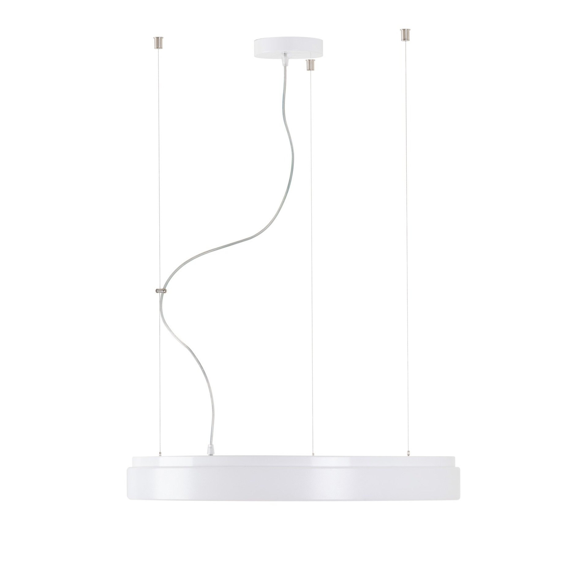 Levně OSMONT DEL66358 DELIA L4 závěsné plastové svítidlo bílá IP40 3000 K 64W LED DALI