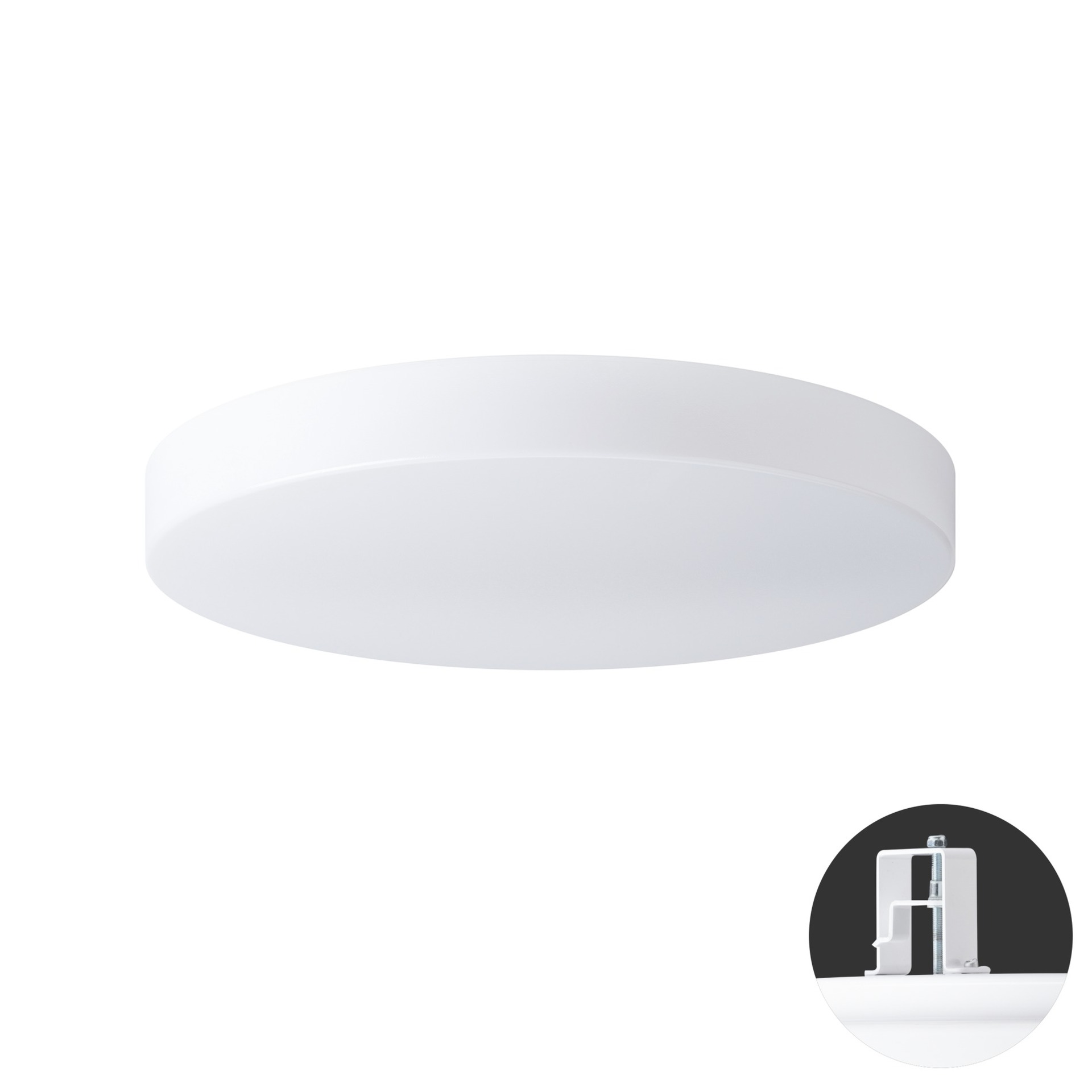 Levně OSMONT DEL68167 DELIA V3 stropní/nástěnné plastové polovestavné svítidlo bílá IP44 3000 K 33W LED DALI