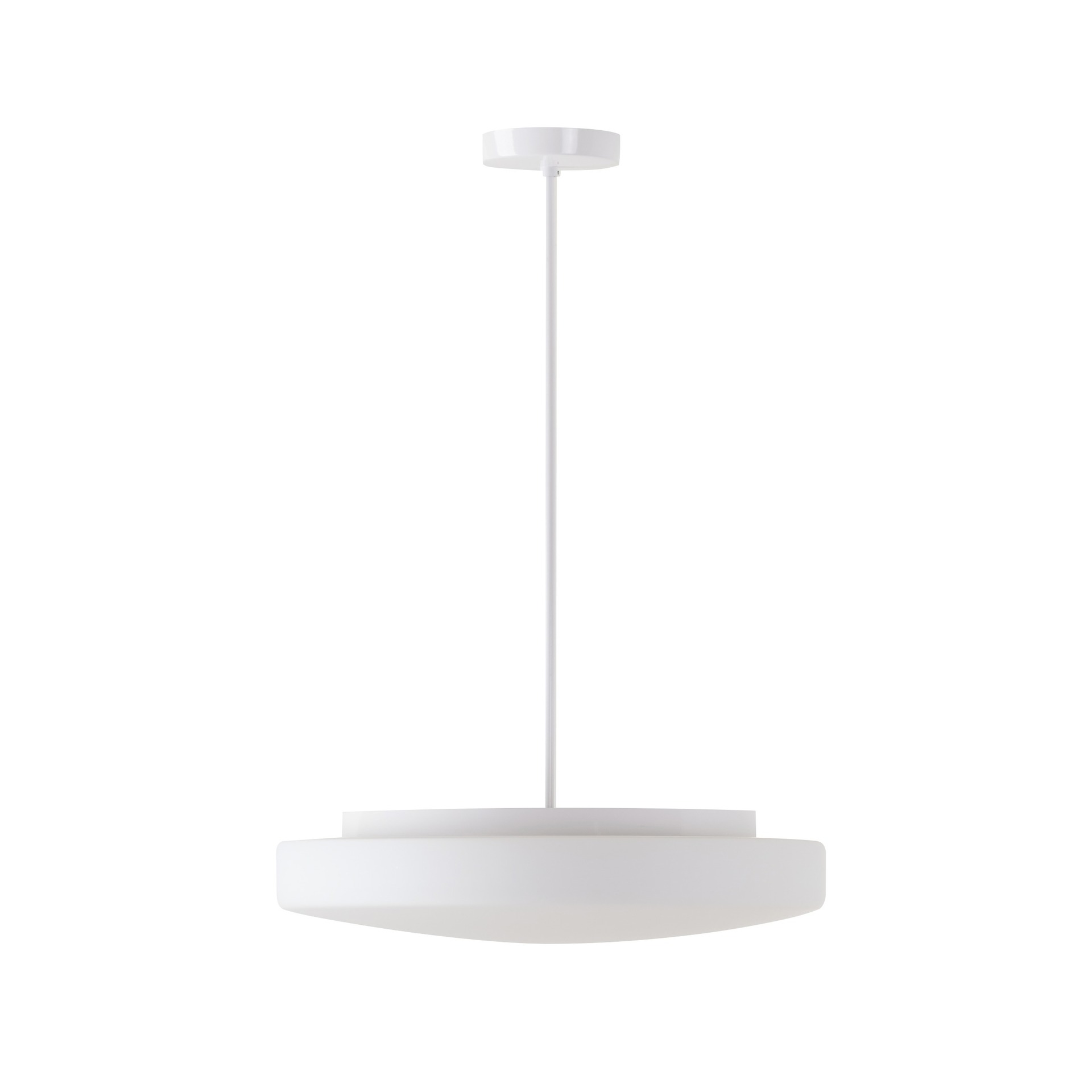 Levně OSMONT EDN54114 EDNA P5 závěsné skleněné svítidlo bílá IP40 3x60W E27