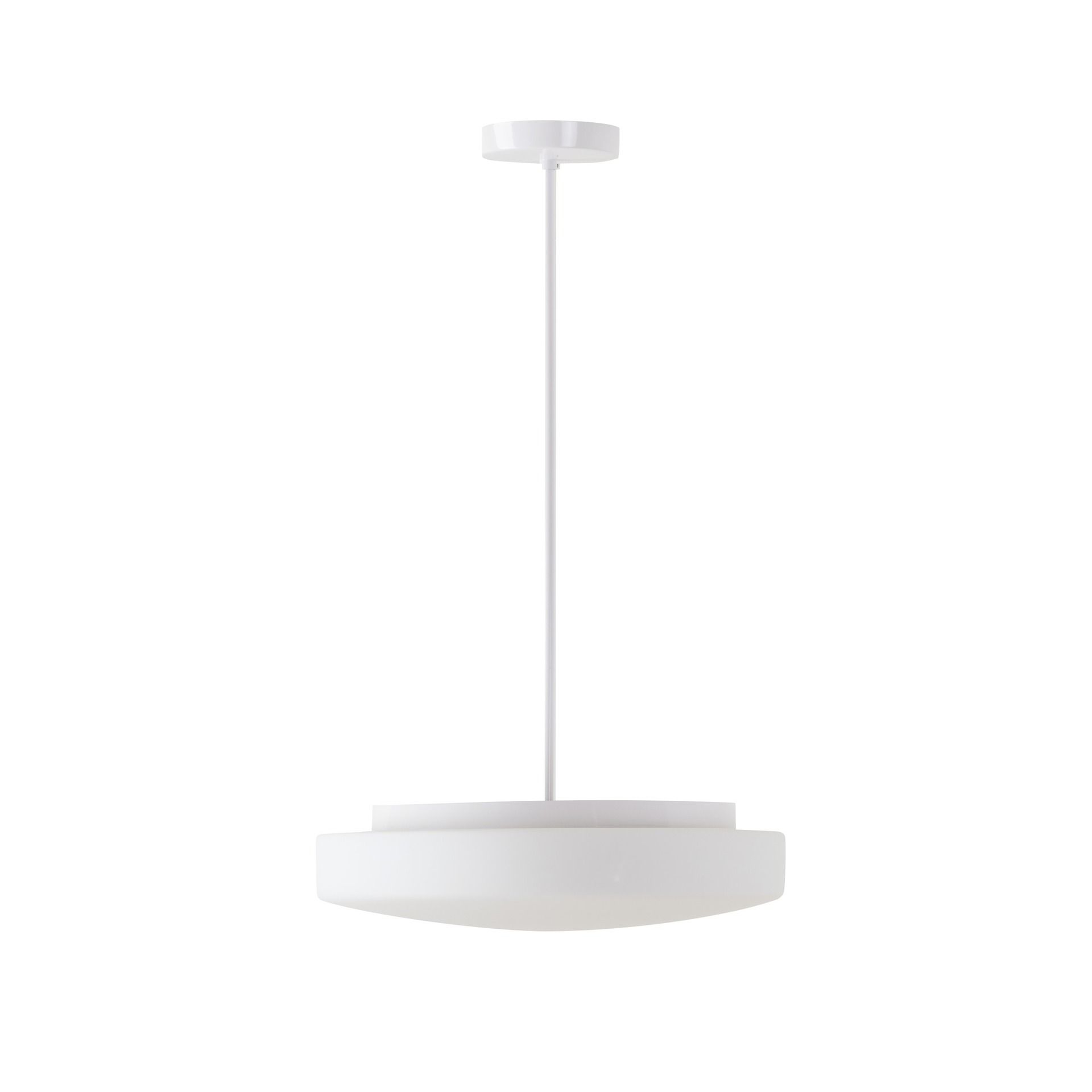 Levně OSMONT EDN61075 EDNA P4 závěsné skleněné svítidlo bílá IP40 3000 K 20W LED DALI