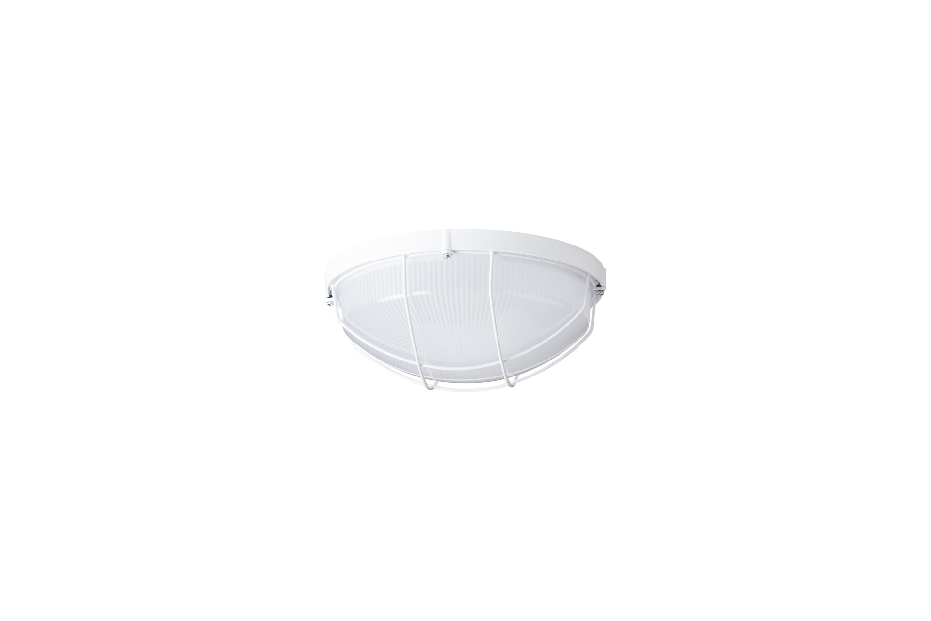 Levně OSMONT ELE46133 ELEKTRA 4 stropní/nástěnné průmyslové plastové svítidlo bílá / čirá IP65 60W E27 HF