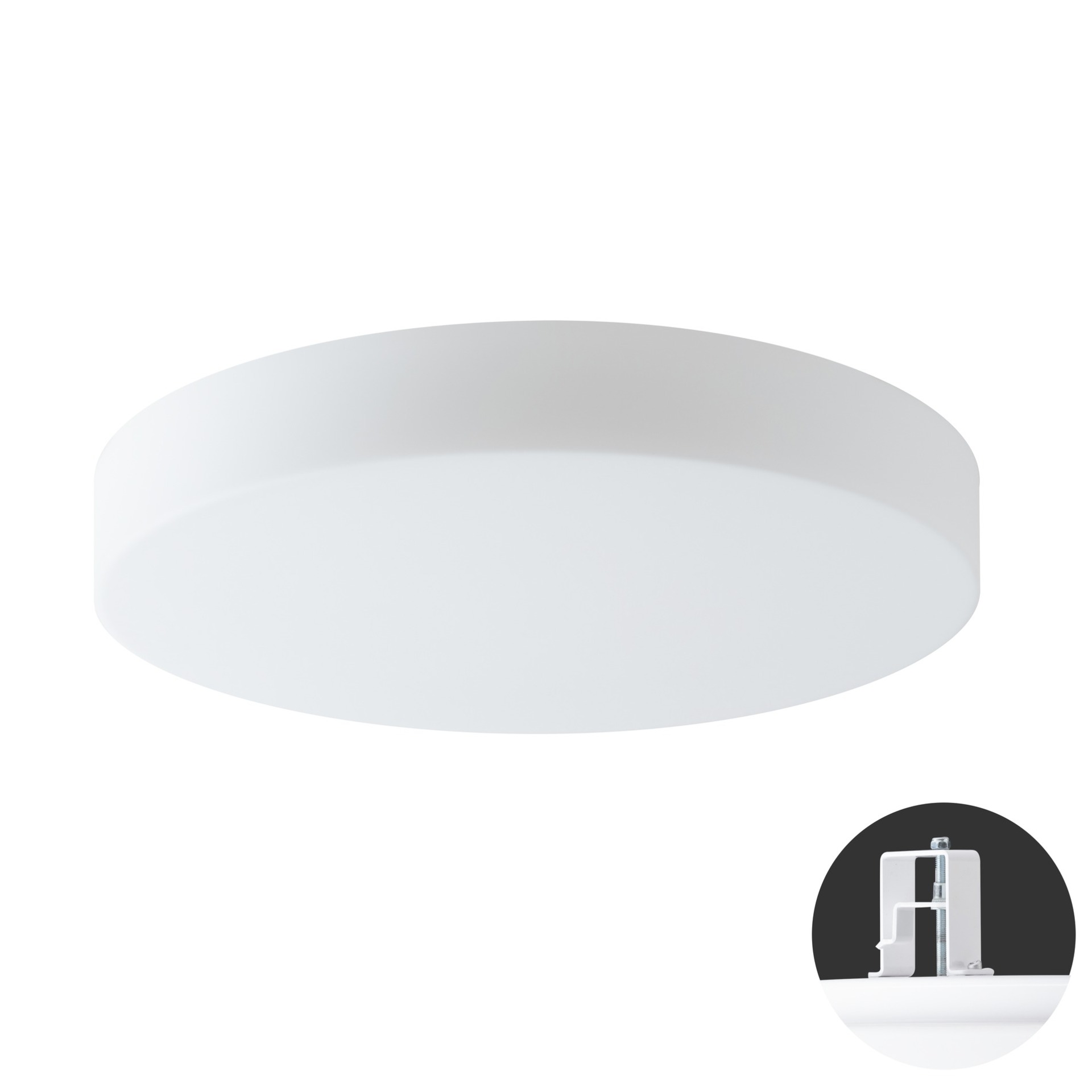 Levně OSMONT ELS68150 ELSA V5 stropní/nástěnné skleněné polovestavné svítidlo bílá IP44 3000 K 36W LED DALI