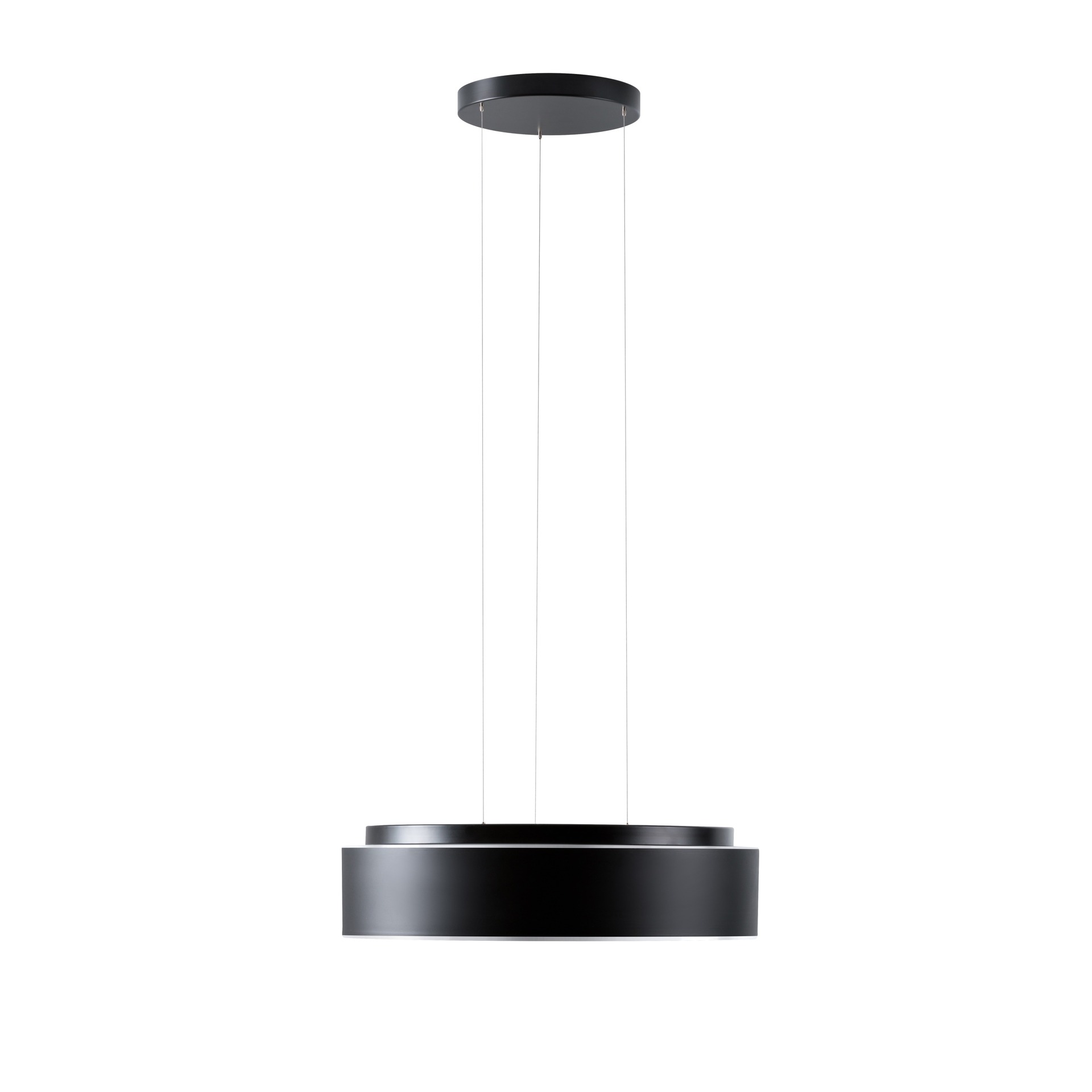 Levně OSMONT ERI67417 ERIS LEC4 závěsné skleněné svítidlo černá / bílo - černá IP40 3000 K 35W LED DALI