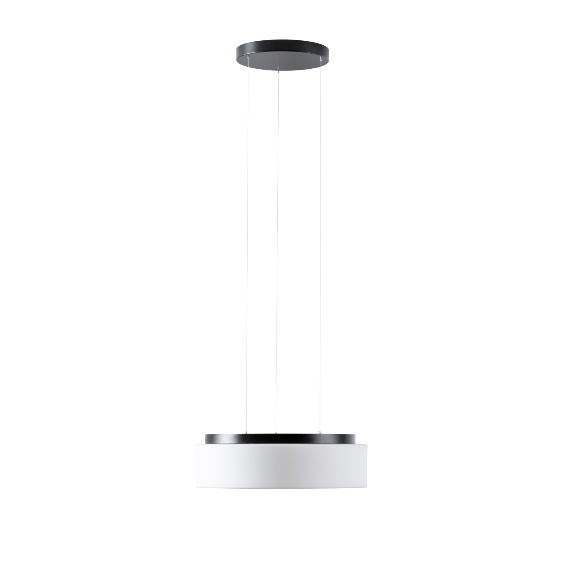 Levně OSMONT ERI67895 ERIS LE3 závěsné skleněné svítidlo černá / bílá IP40 4000 K 33W LED DALI