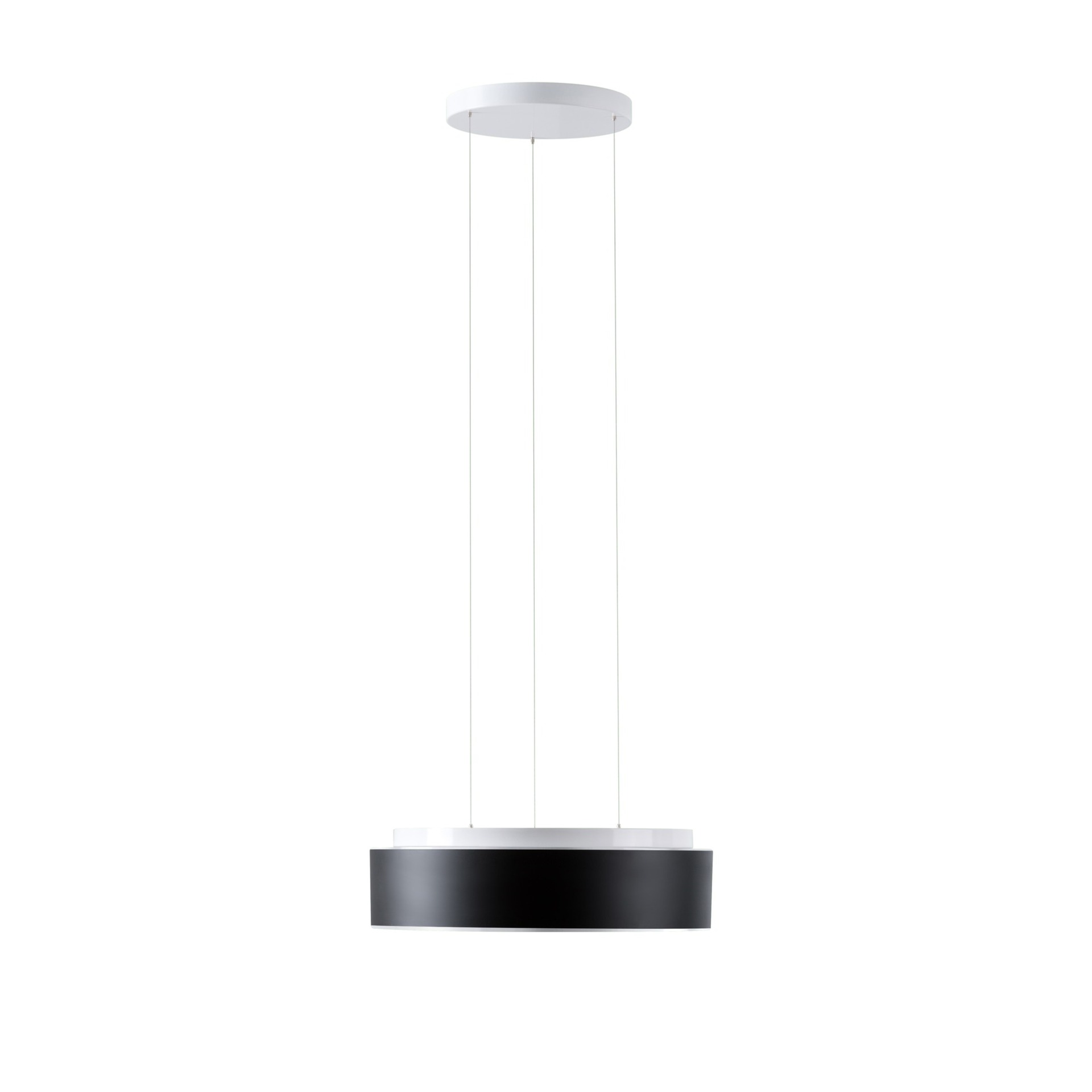 Levně OSMONT ERI67899 ERIS LEC3 závěsné skleněné svítidlo bílá / bílo - černá IP40 4000 K 33W LED DALI
