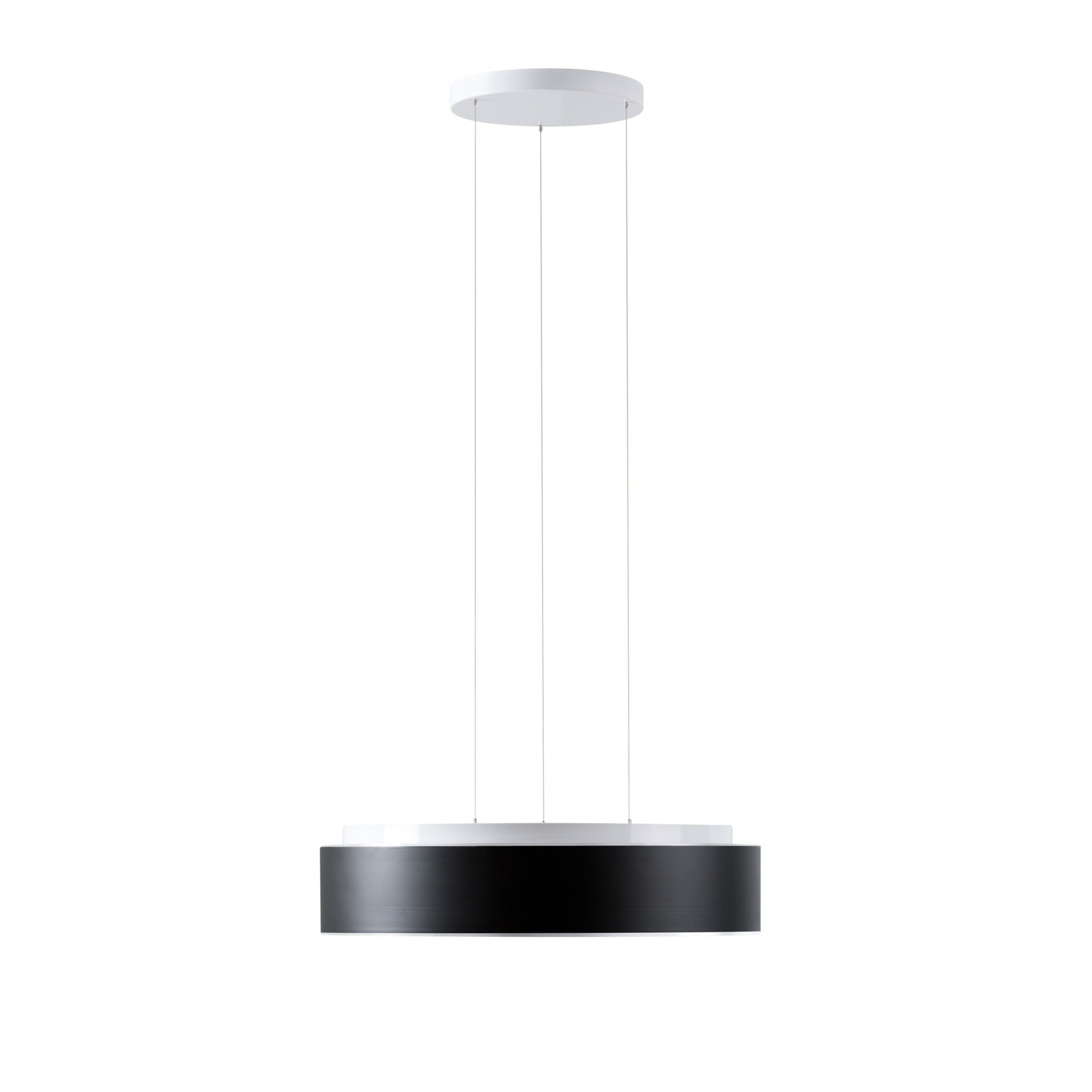 Levně OSMONT ERI67913 ERIS LEC4 závěsné skleněné svítidlo bílá / bílo - černá IP40 4000 K 35W LED DALI