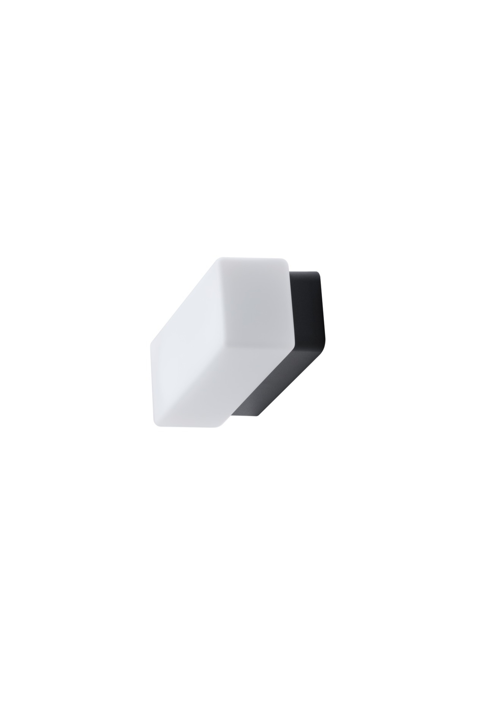 Levně OSMONT FLO67275 FLORA 1 stropní/nástěnné skleněné svítidlo černá / bílá IP43 3000 K 8W LED