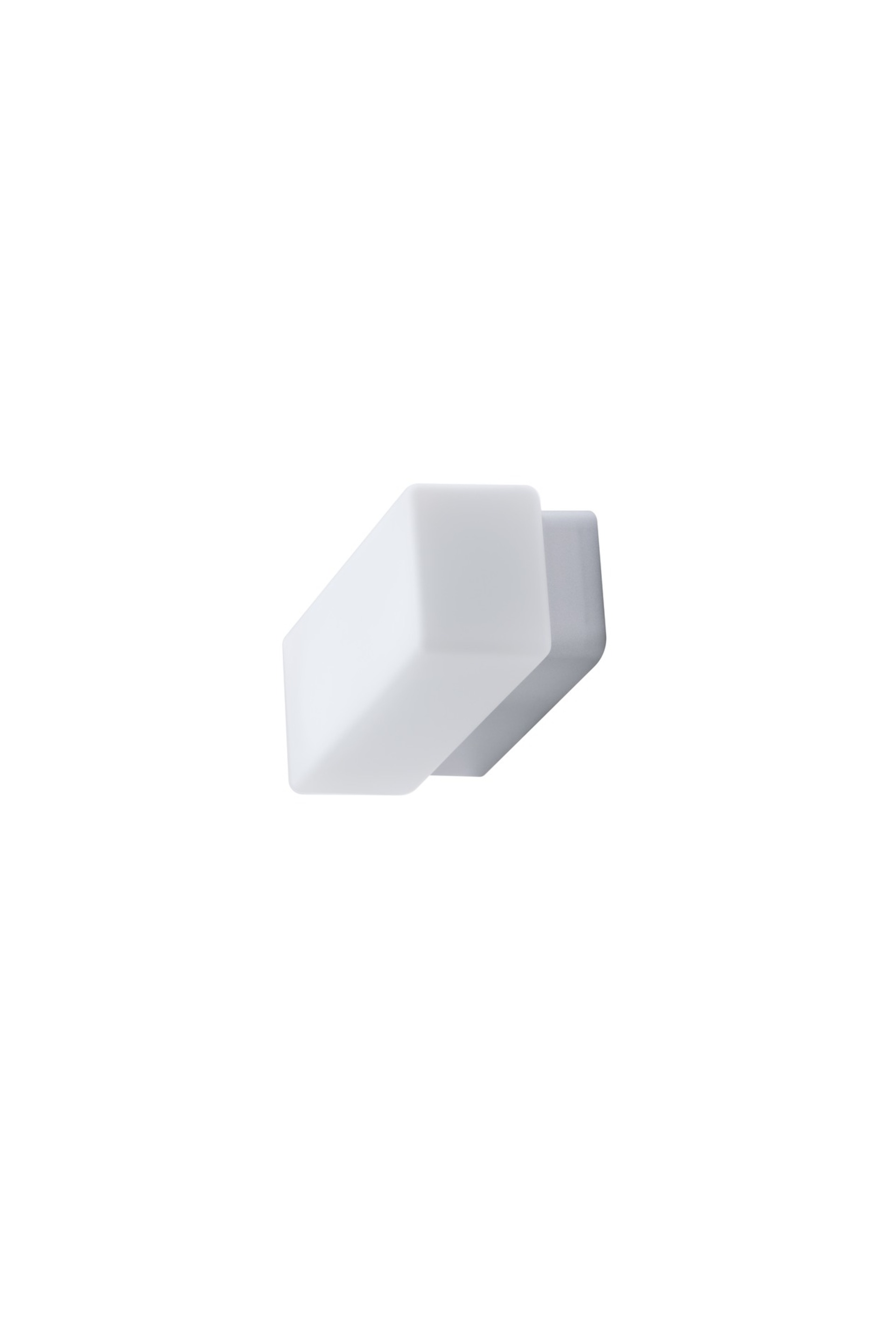 Levně OSMONT FLO67276 FLORA 1 stropní/nástěnné skleněné svítidlo stříbrná / bílá IP43 3000 K 8W LED