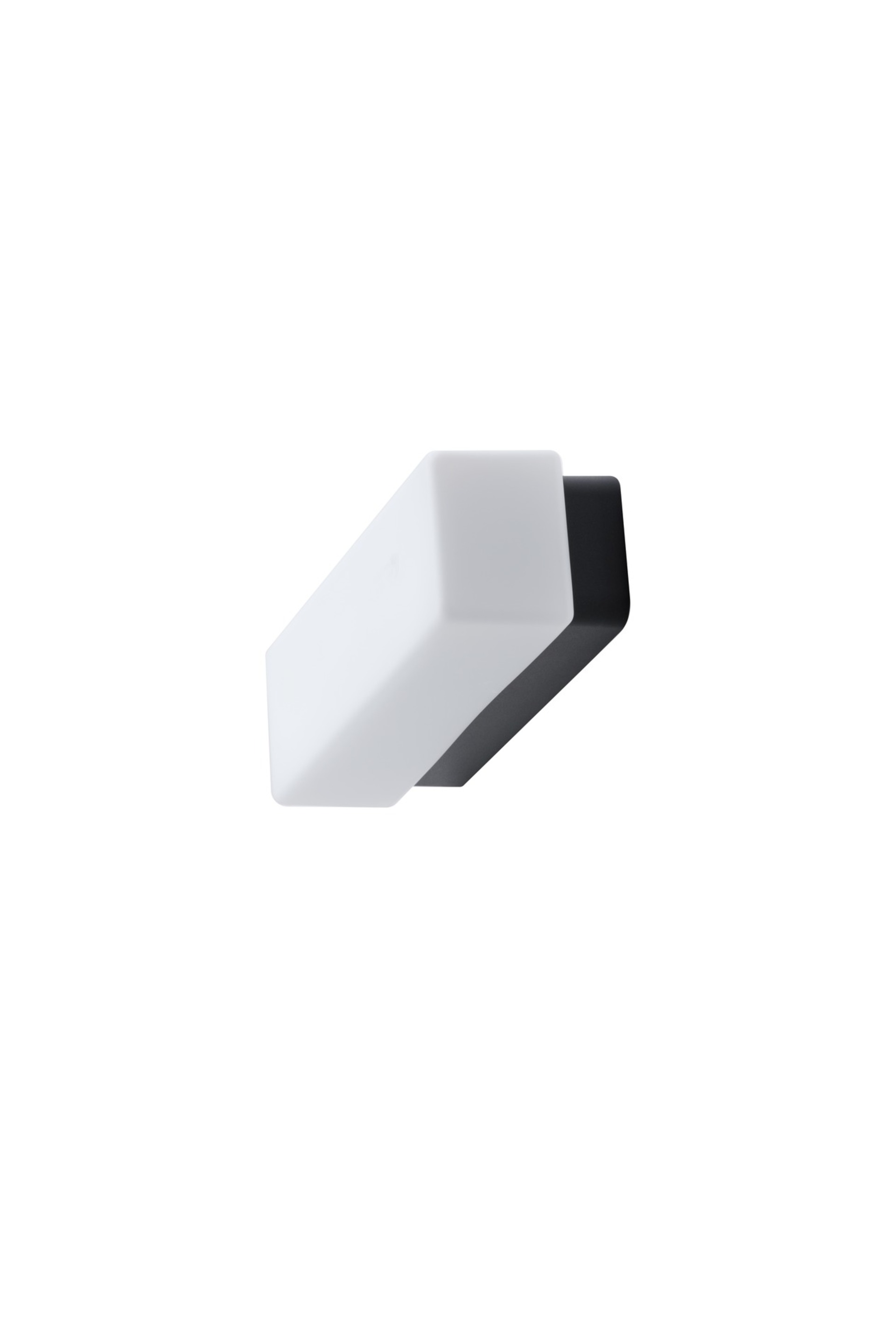 Levně OSMONT FLO67279 FLORA 2 stropní/nástěnné skleněné svítidlo černá / bílá IP43 3000 K 8W LED