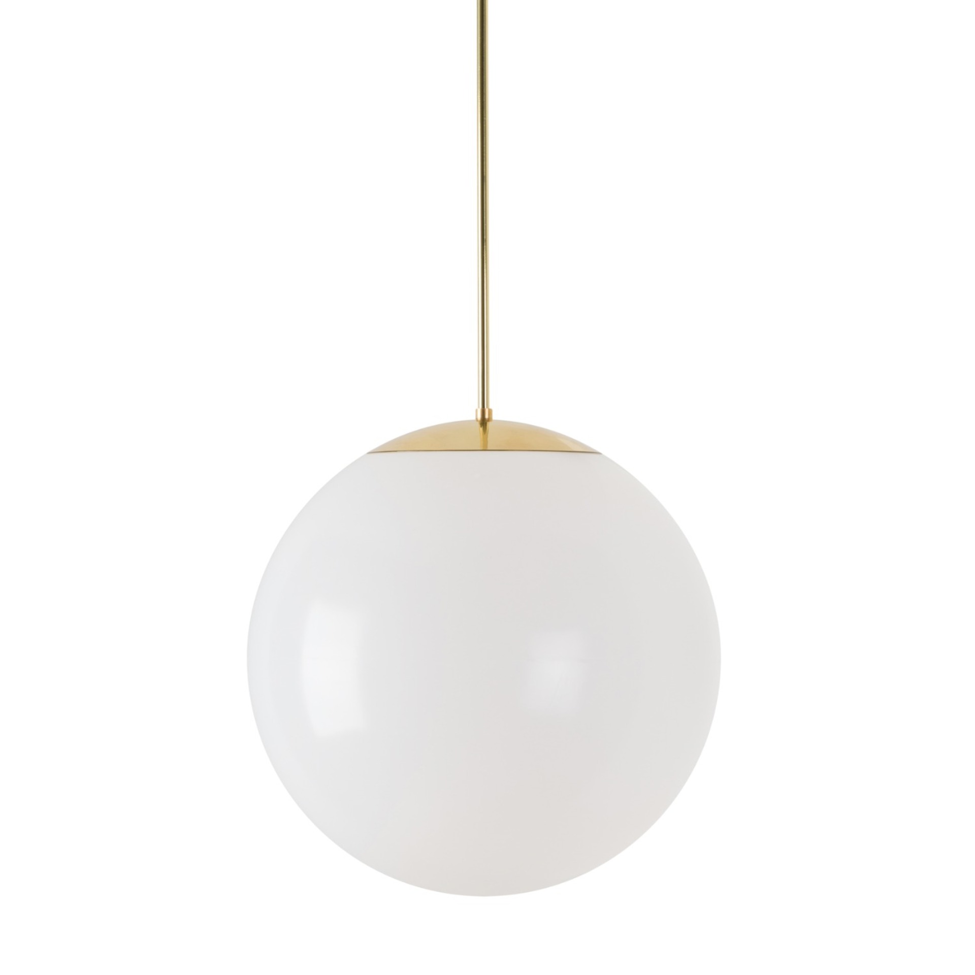 Levně OSMONT ISI62426 ISIS P3 HP závěsné plastové svítidlo mosaz leštěná / bílá IP40 3000 K 52W LED DALI