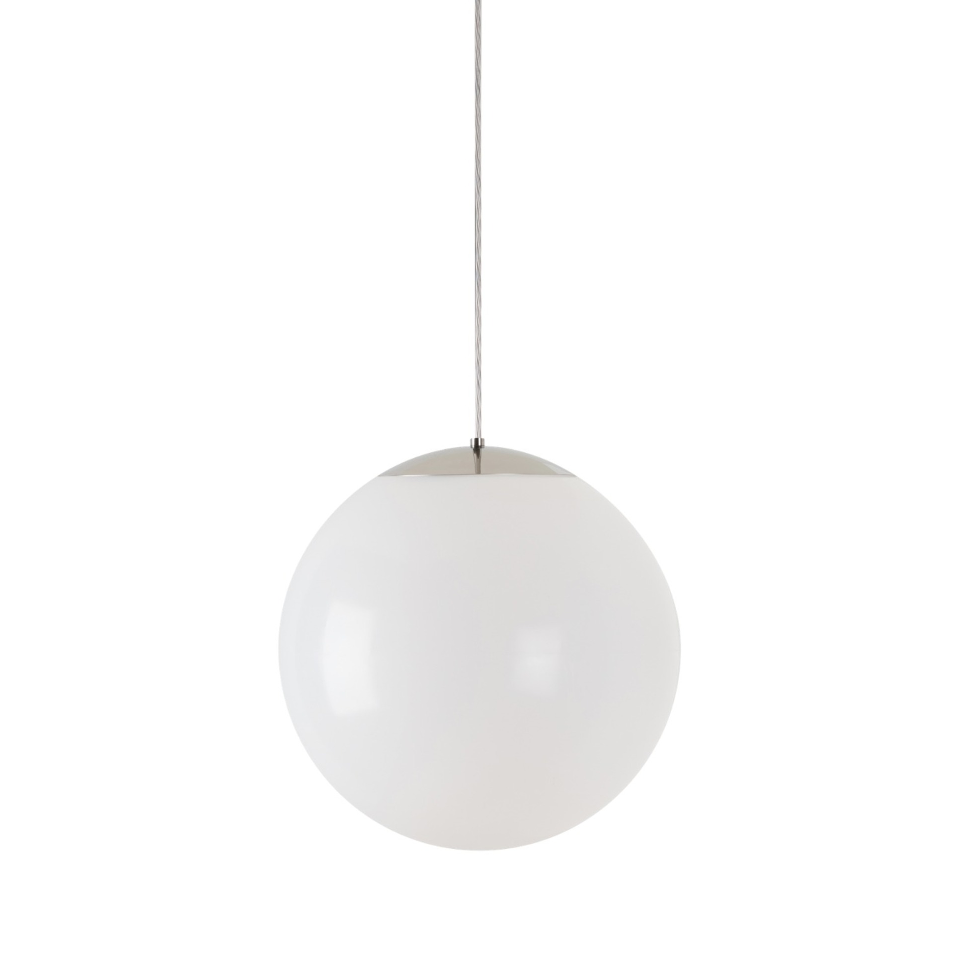 Levně OSMONT ISI63047 ISIS S3 HP závěsné plastové svítidlo nerez leštěná / bílá IP40 3000 K 52W LED DALI