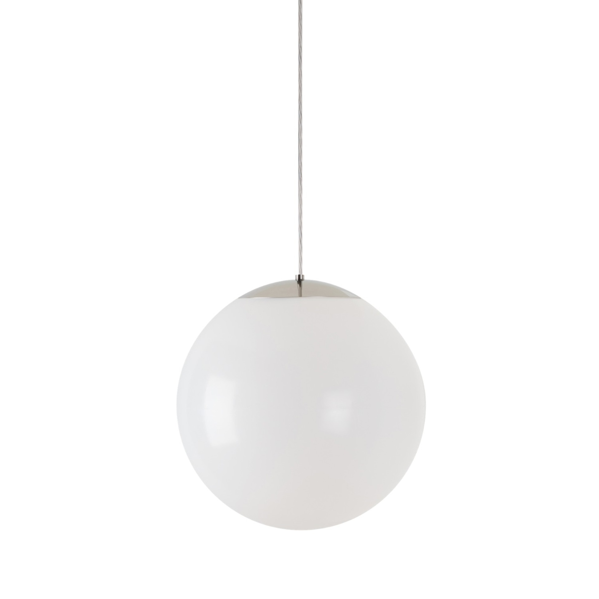 Levně OSMONT ISI63049 ISIS S3 HP závěsné plastové svítidlo nerez broušená / bílá IP40 3000 K 52W LED DALI