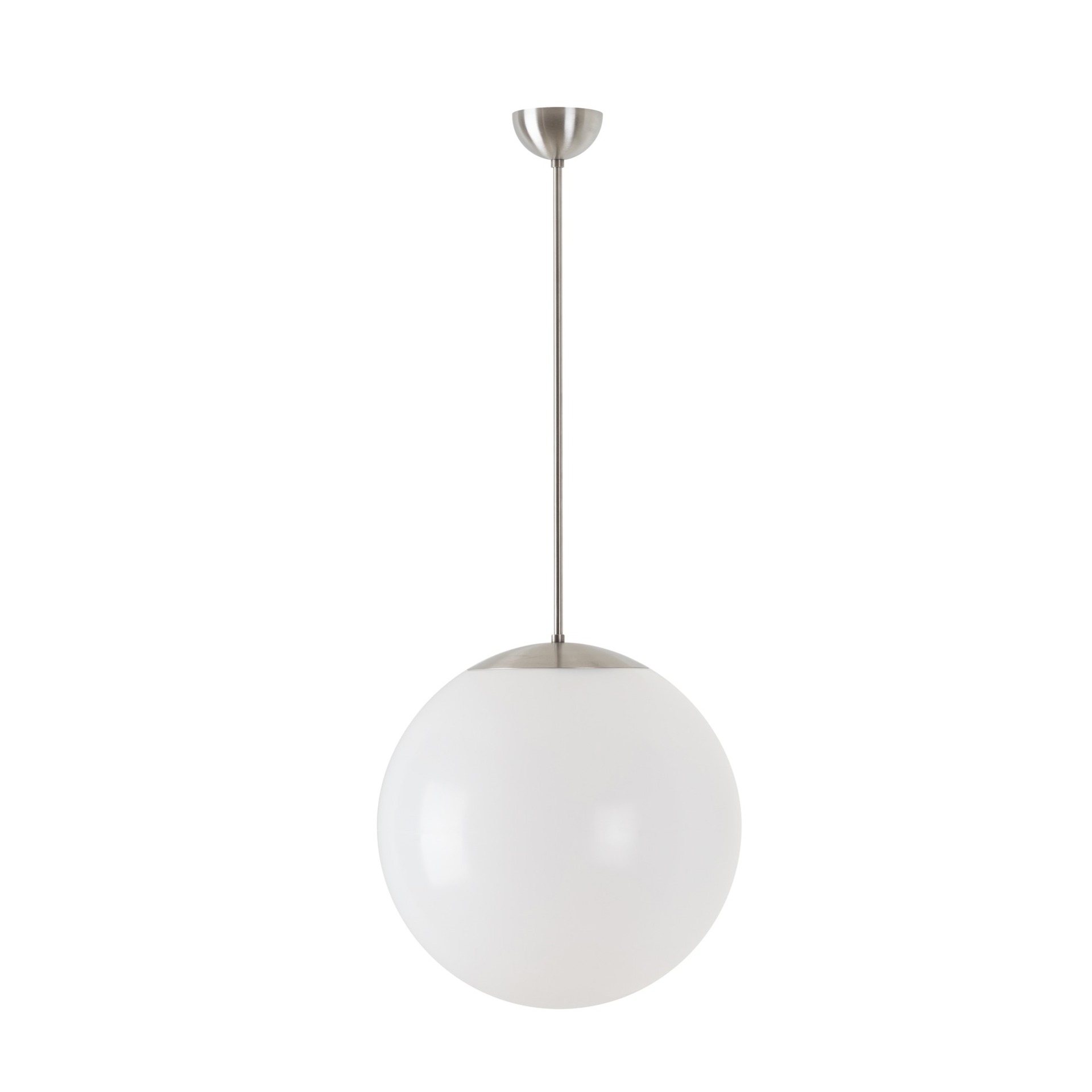 Levně OSMONT ISI63468 ISIS P3 PM závěsné plastové svítidlo nerez broušená / bílá IP40 3000 K 27W LED DALI