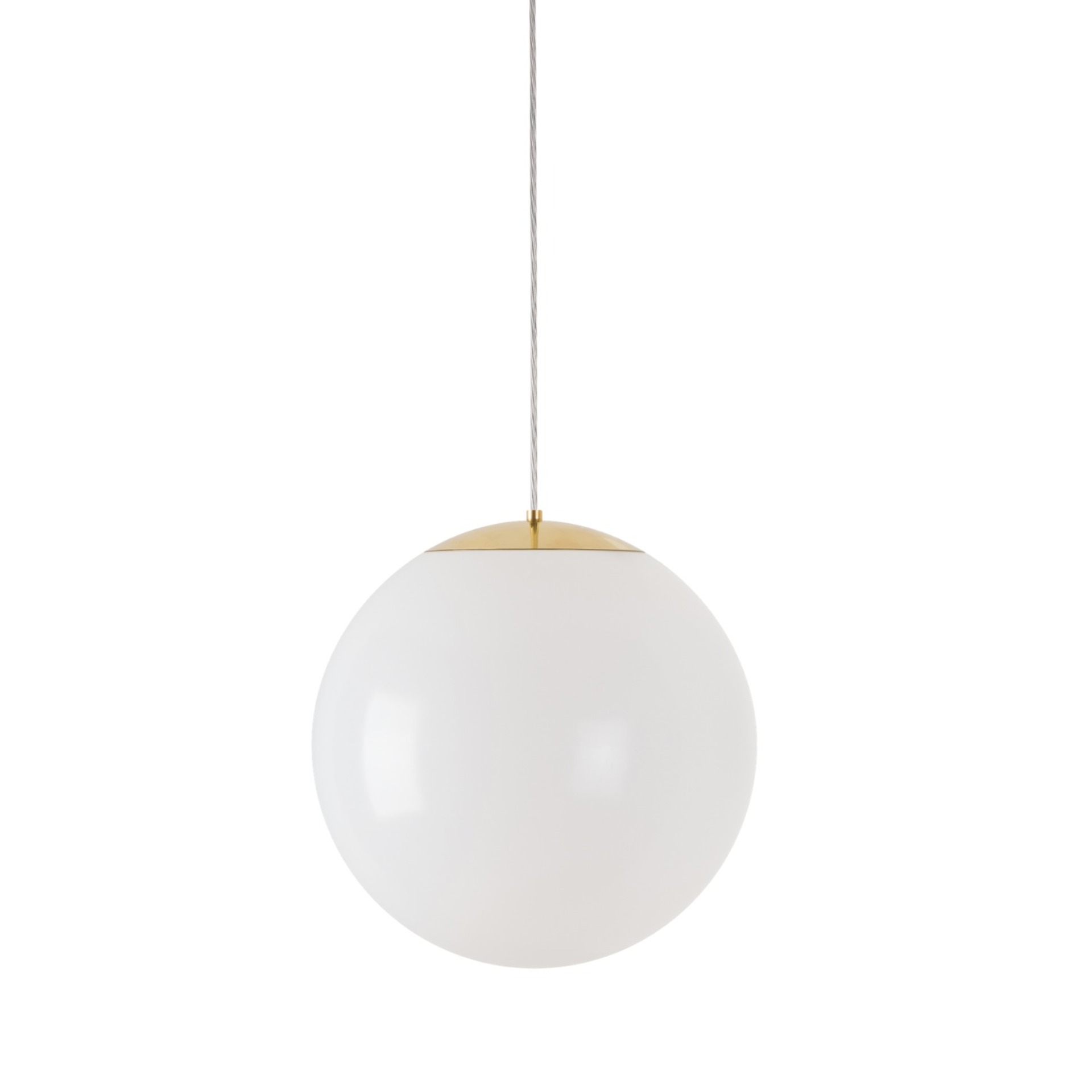 Levně OSMONT ISI63545 ISIS S3 HP závěsné plastové svítidlo mosaz leštěná / bílá IP40 4000 K 52W LED DALI
