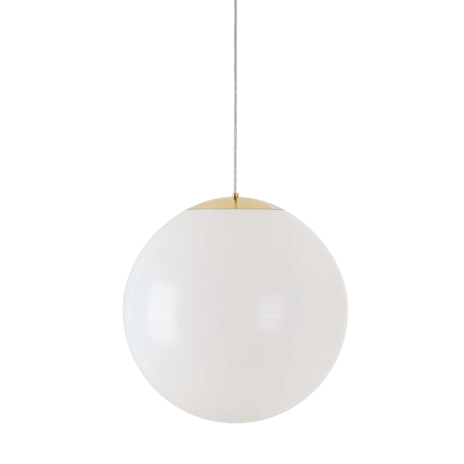 Levně OSMONT ISI63555 ISIS S4 HP závěsné plastové svítidlo mosaz leštěná / bílá IP40 4000 K 58W LED DALI