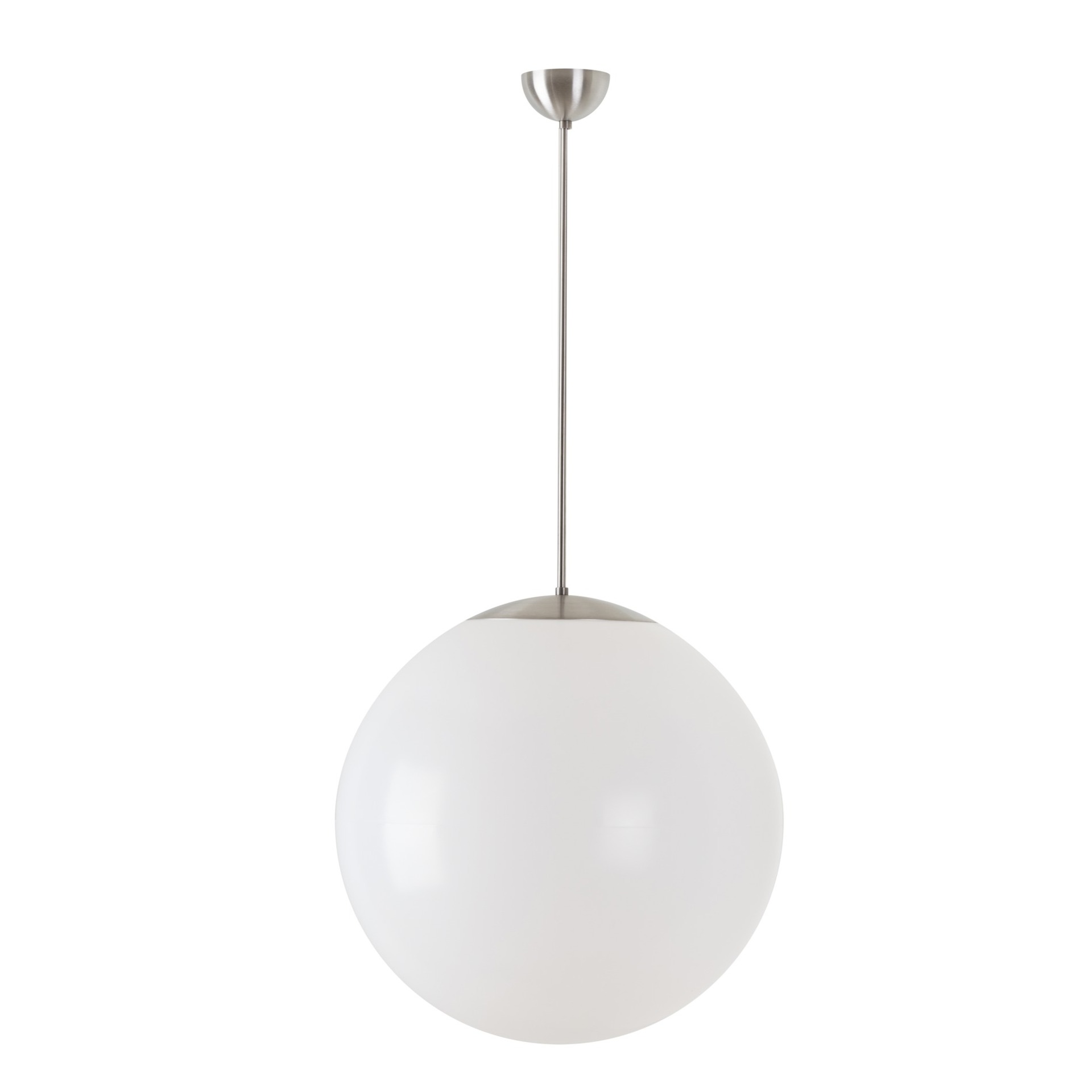 Levně OSMONT ISI64067 ISIS P4 PM závěsné plastové svítidlo nerez broušená / bílá IP40 3000 K 41W LED DALI