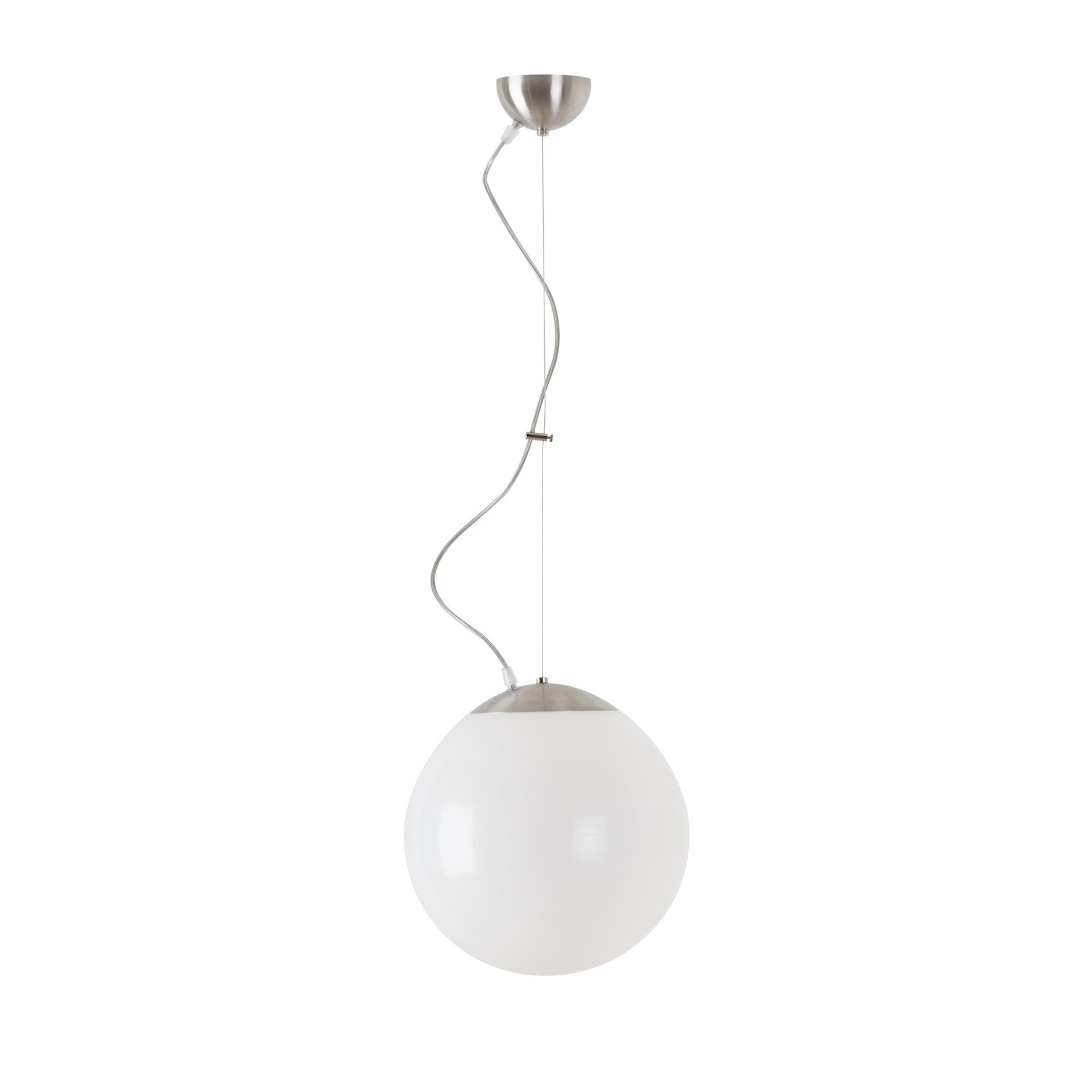 Levně OSMONT ISI64193 ISIS L2 PM závěsné plastové svítidlo nerez broušená / bílá IP40 3000 K 20W LED DALI