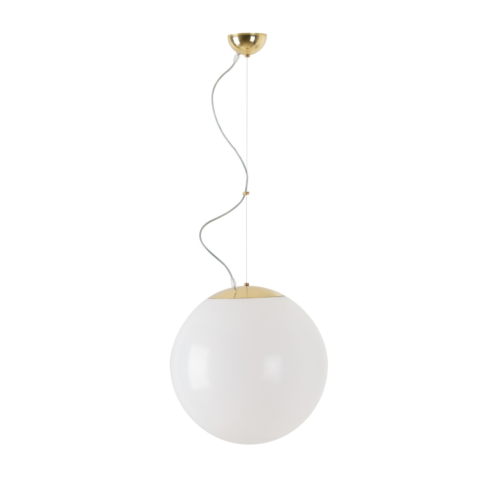 Levně OSMONT ISI64209 ISIS L3 PM závěsné plastové svítidlo mosaz leštěná / bílá IP40 3000 K 27W LED DALI