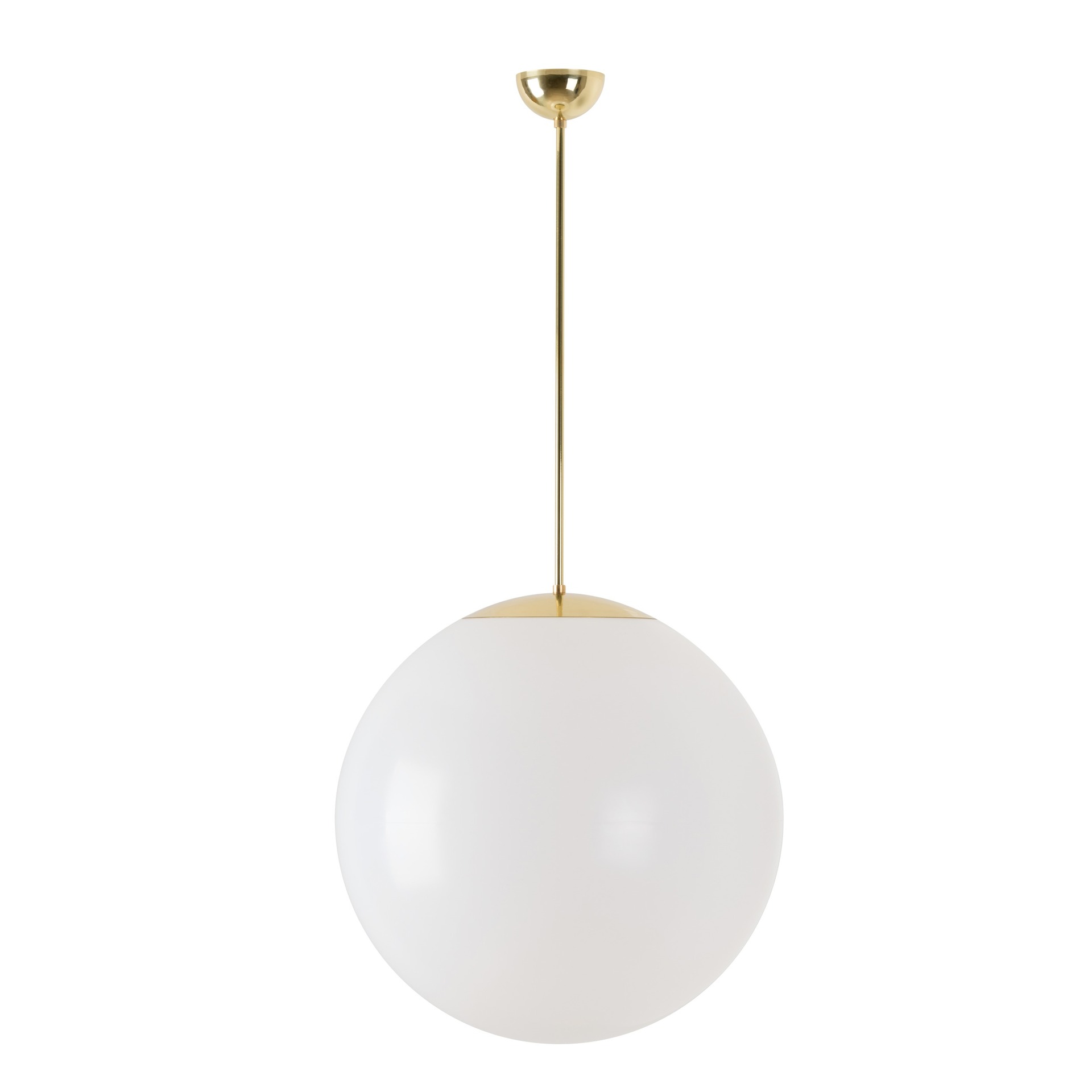 Levně OSMONT ISI66124 ISIS P4 závěsné plastové svítidlo mosaz leštěná / bílá IP40 3000 K 41W LED DALI