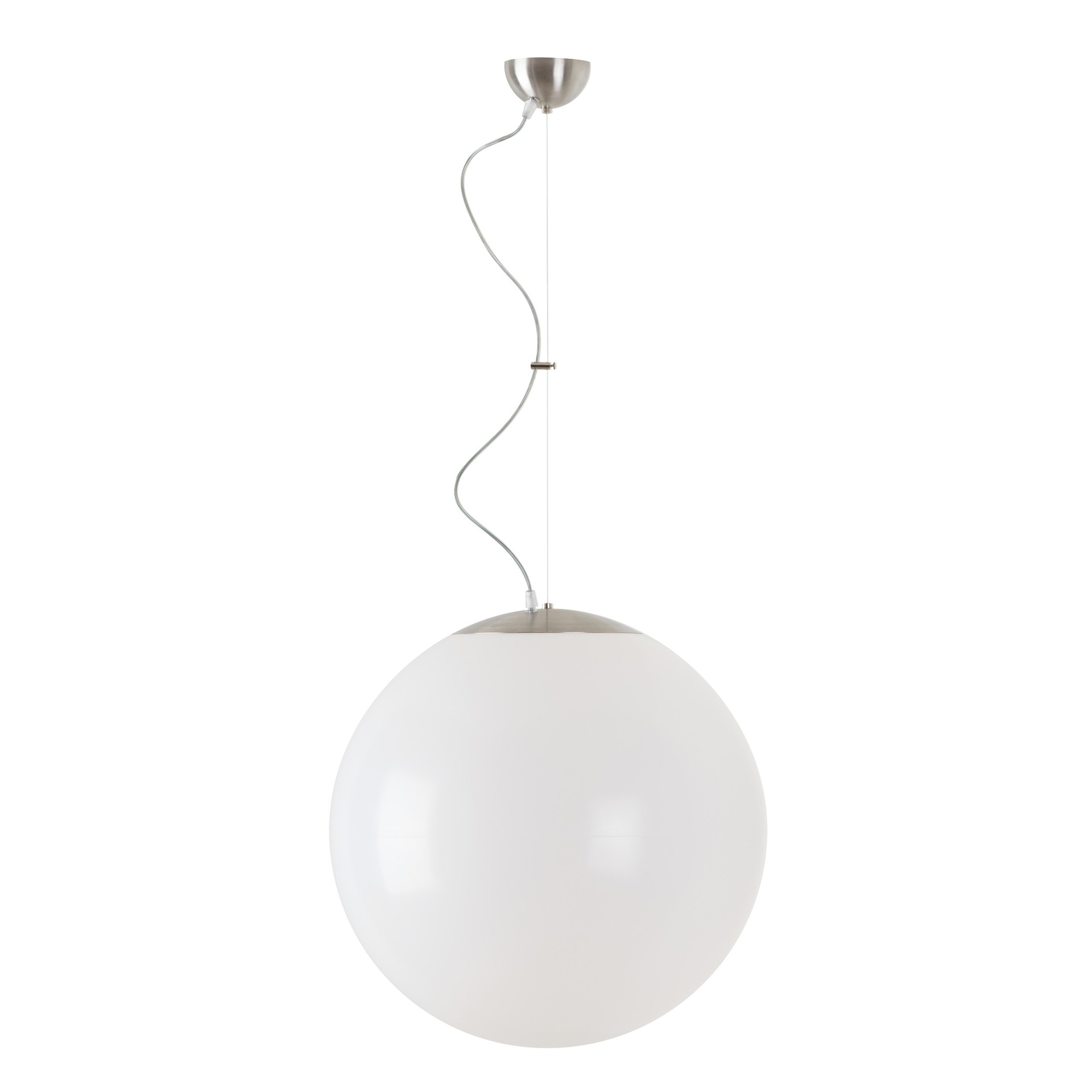 Levně OSMONT ISI66225 ISIS L4 závěsné plastové svítidlo nerez broušená / bílá IP40 3000 K 41W LED DALI